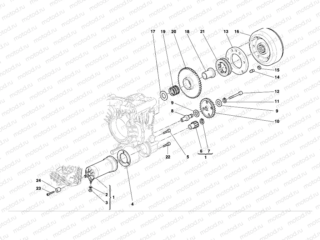 ELECTRIC STARTER AND IGNITION