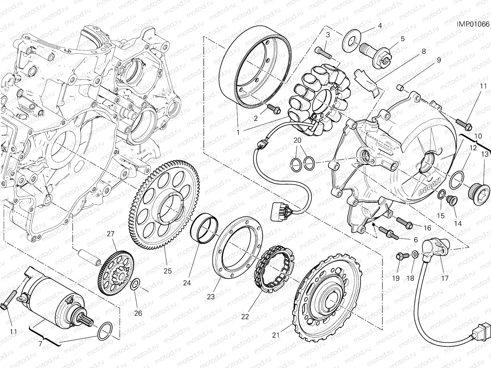 ELECTRIC STARTING AND IGNITION [MOD:1299R FE]