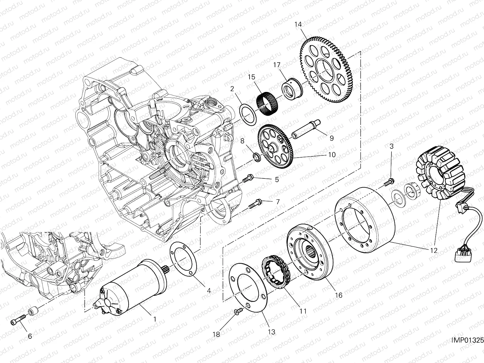 ELECTRIC STARTING AND IGNITION [MOD:HYM 950]