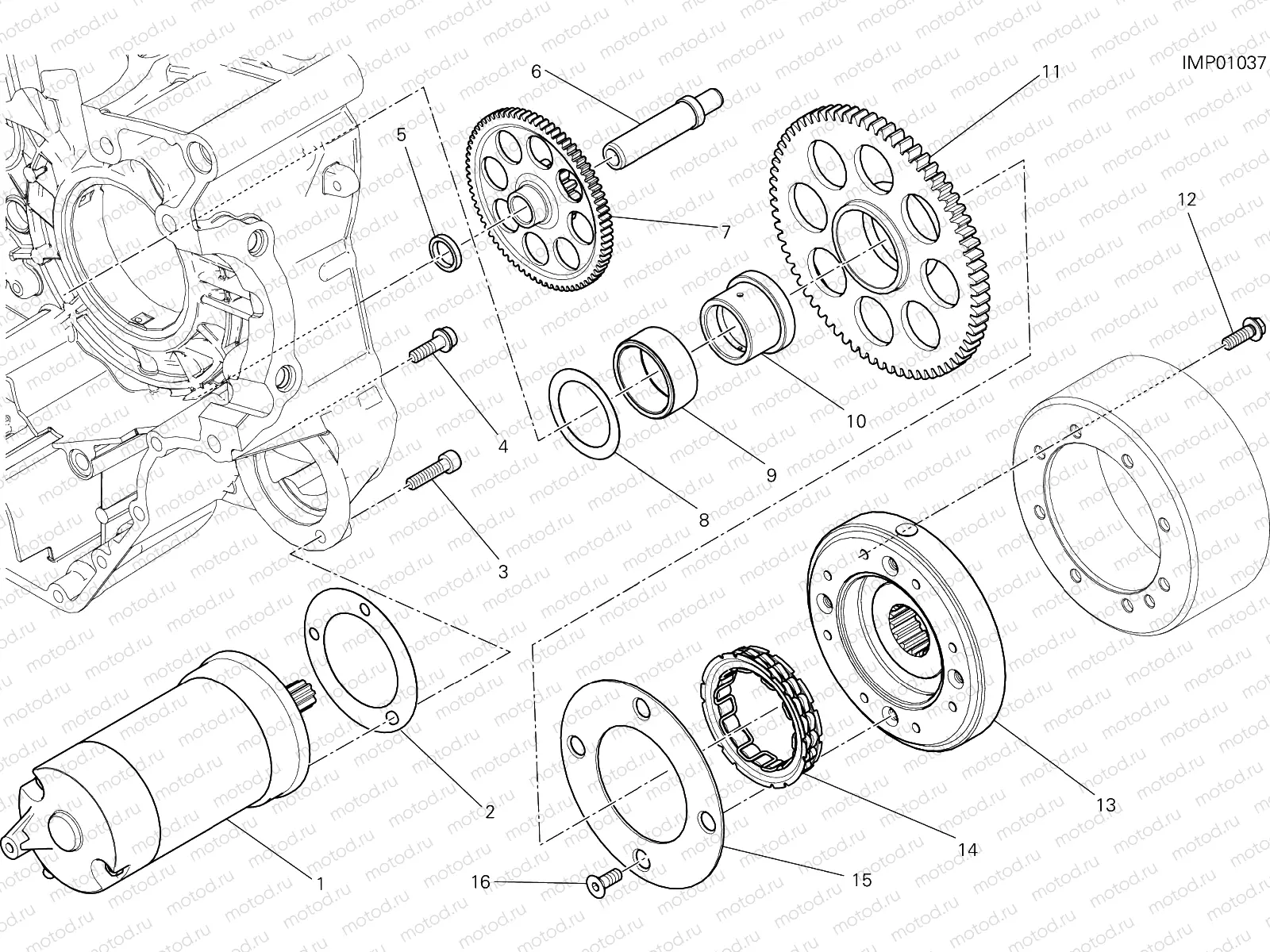 ELECTRIC STARTING AND IGNITION [MOD:M 797]