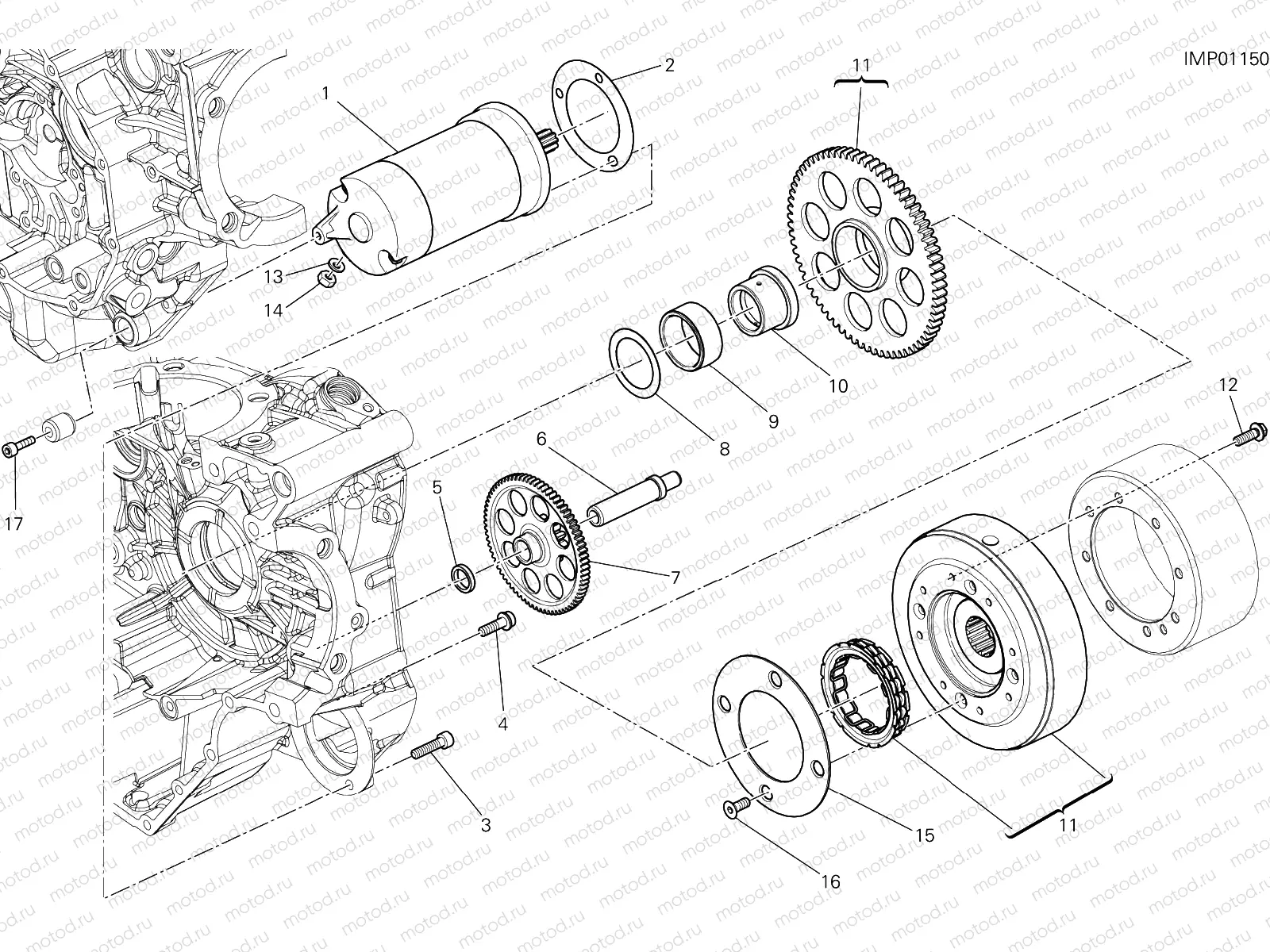 ELECTRIC STARTING AND IGNITION [MOD:M 821]