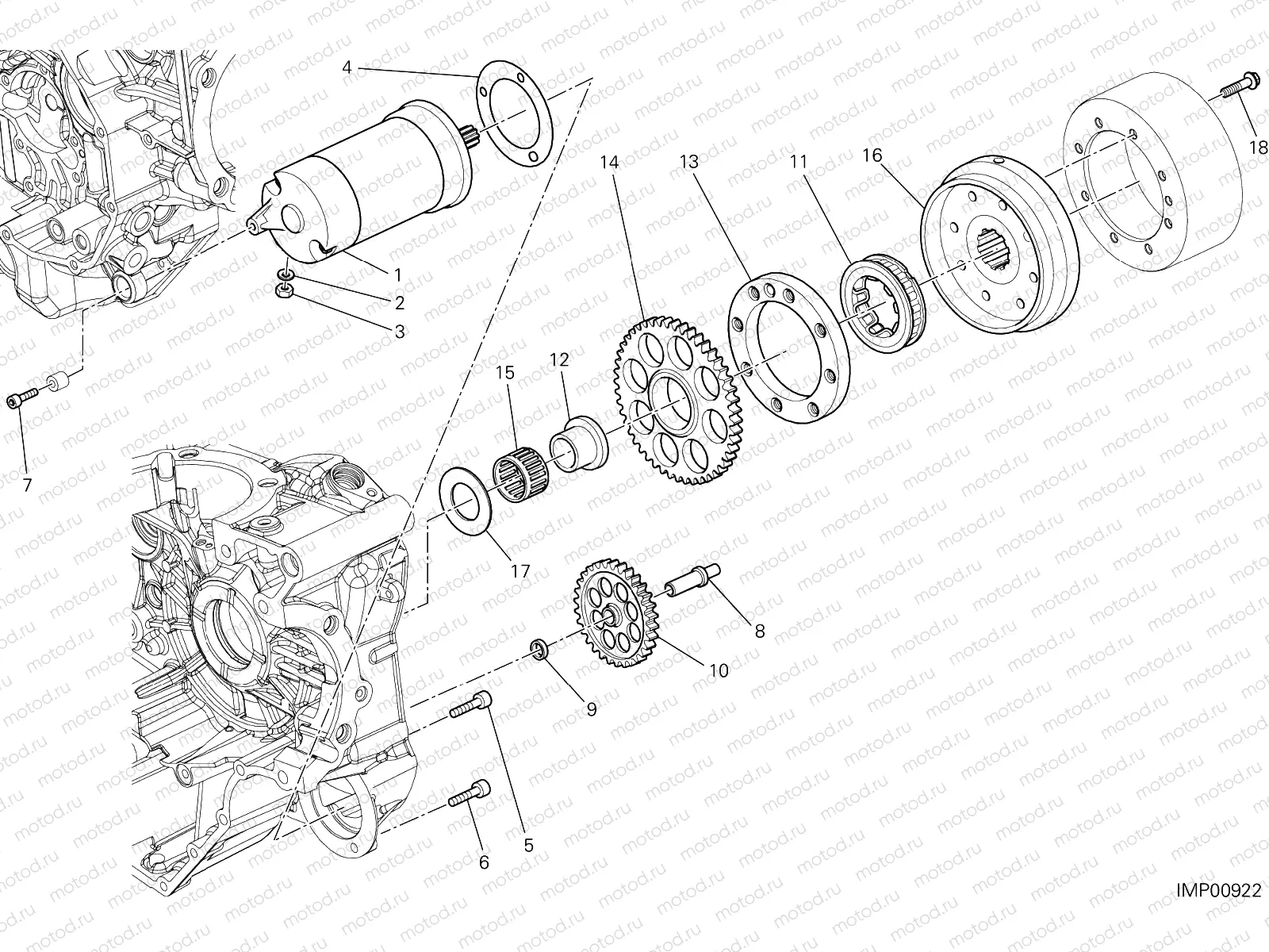 ELECTRIC STARTING AND IGNITION [MOD:M821 STR]