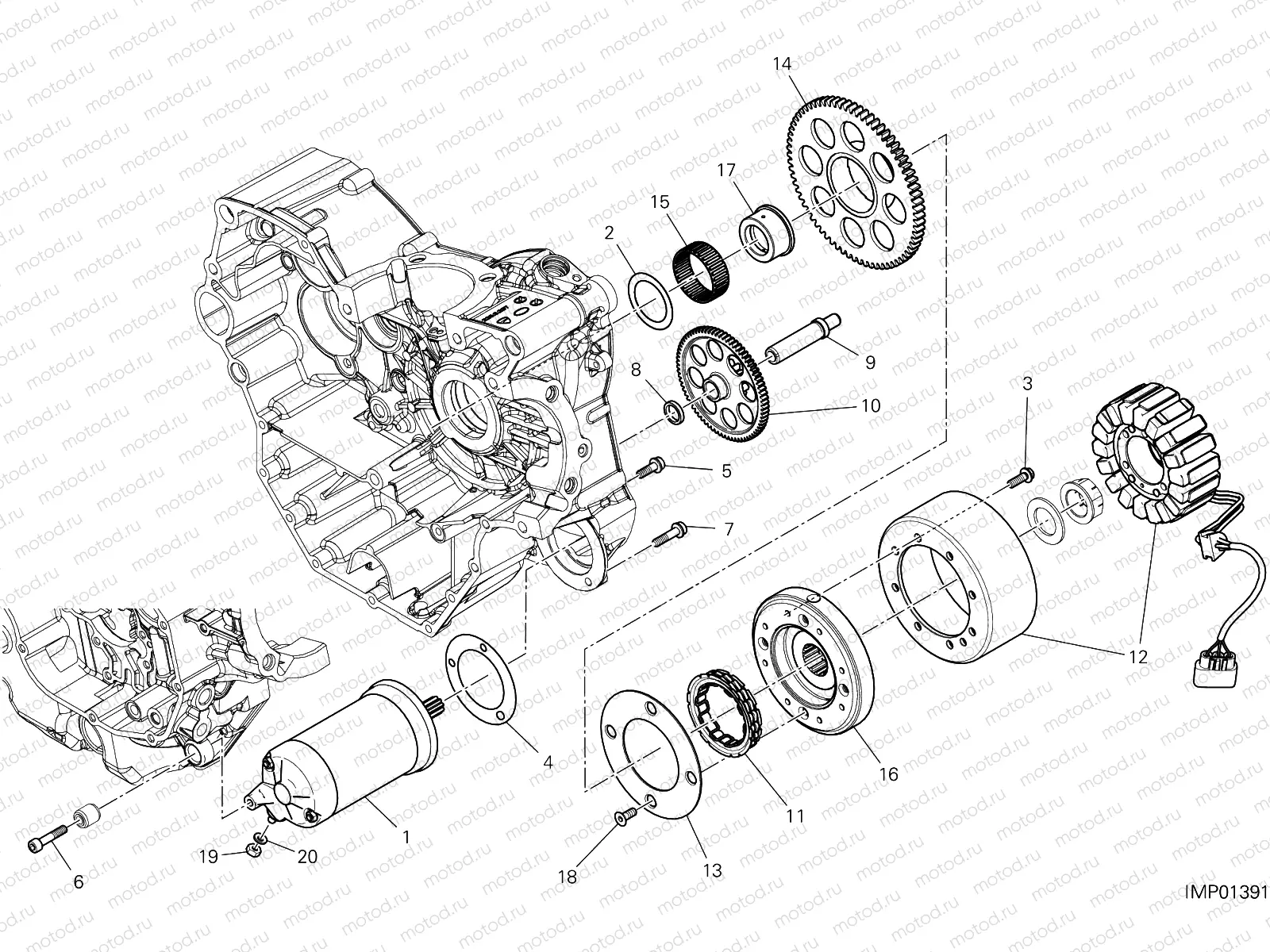 ELECTRIC STARTING AND IGNITION [MOD:M937+]