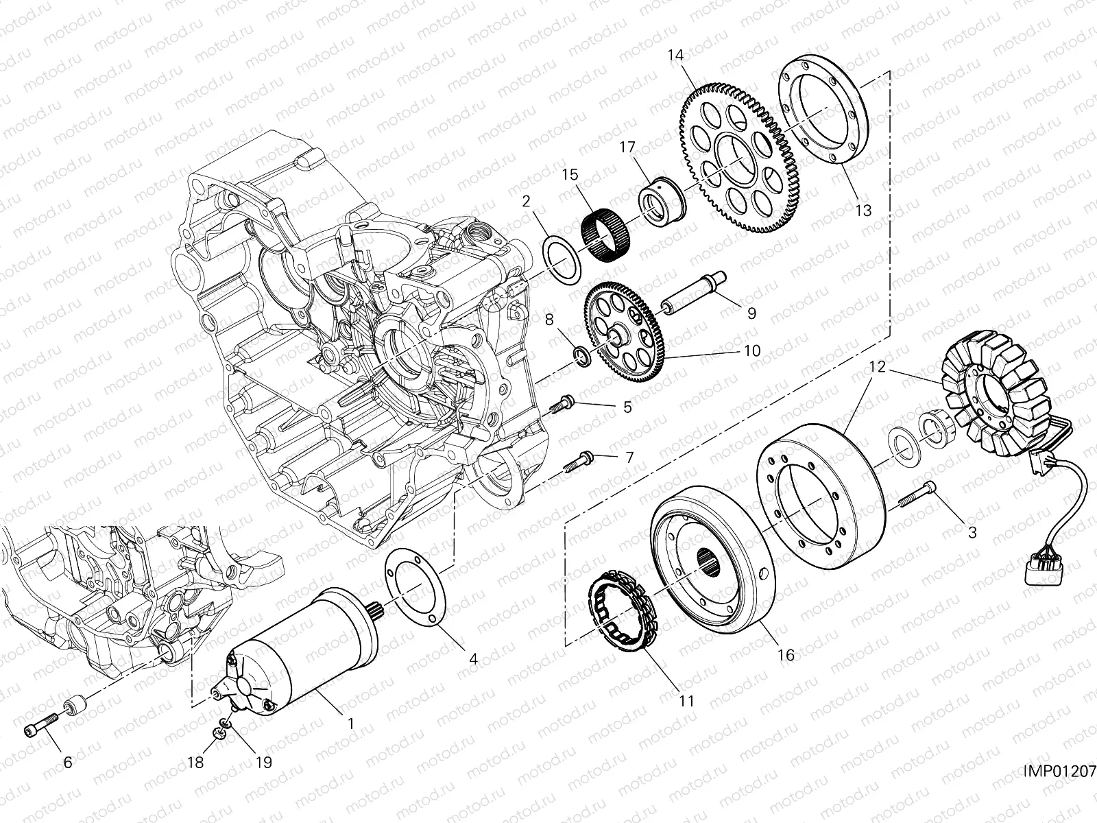 ELECTRIC STARTING AND IGNITION [MOD:MS950]