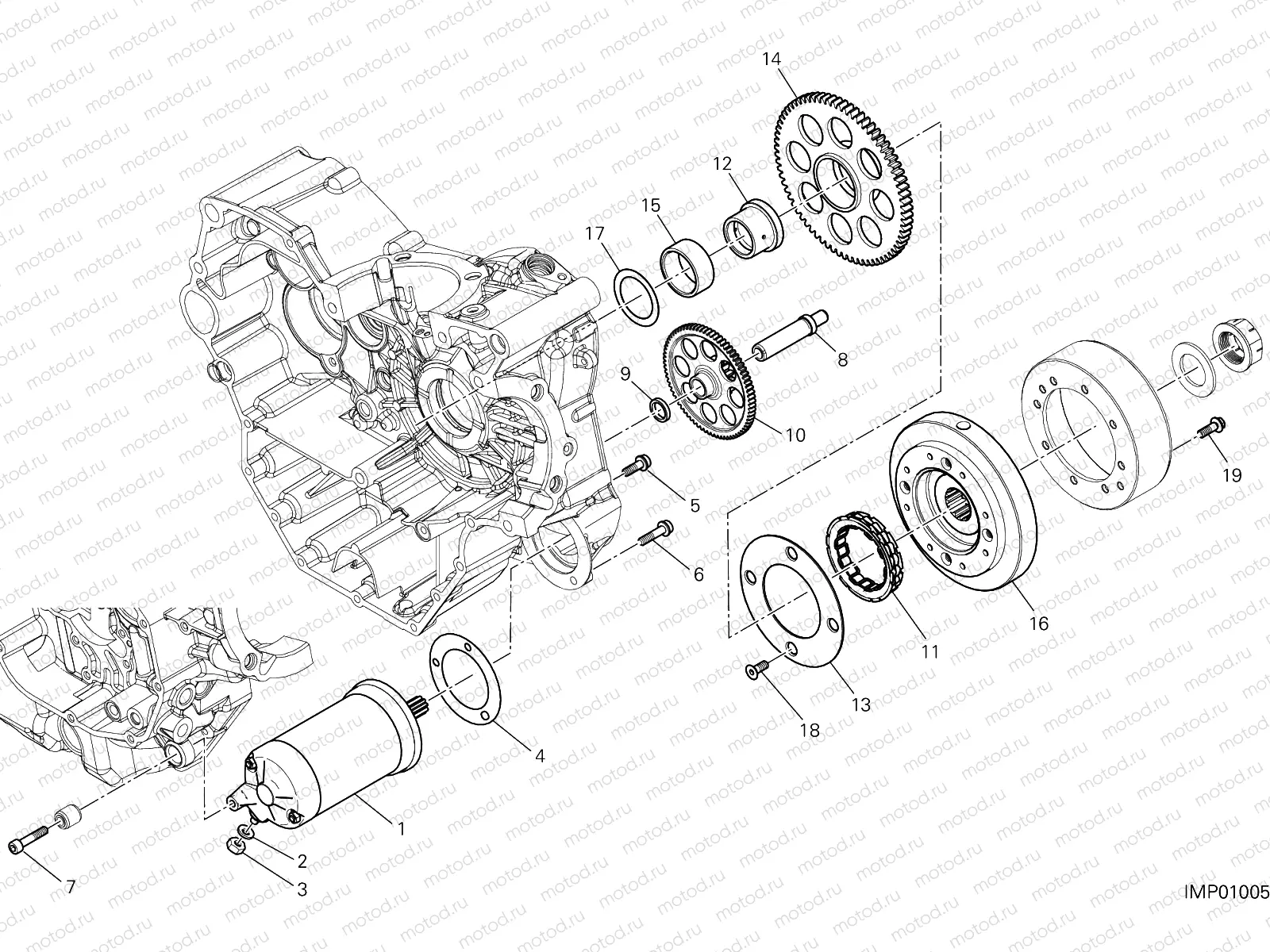 ELECTRIC STARTING AND IGNITION [MOD:MS950T]