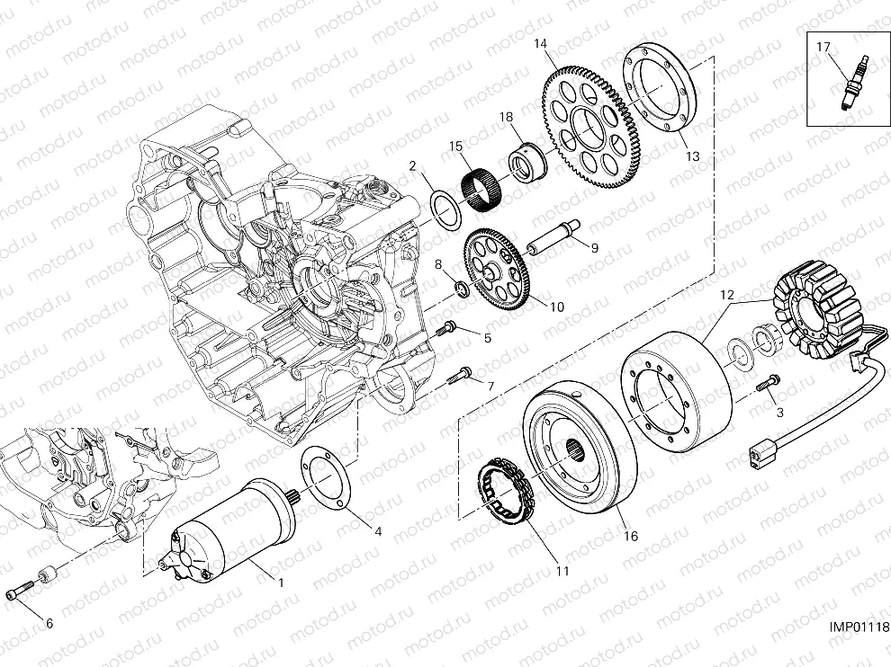 ELECTRIC STARTING AND IGNITION [MOD:SCR11DRK]