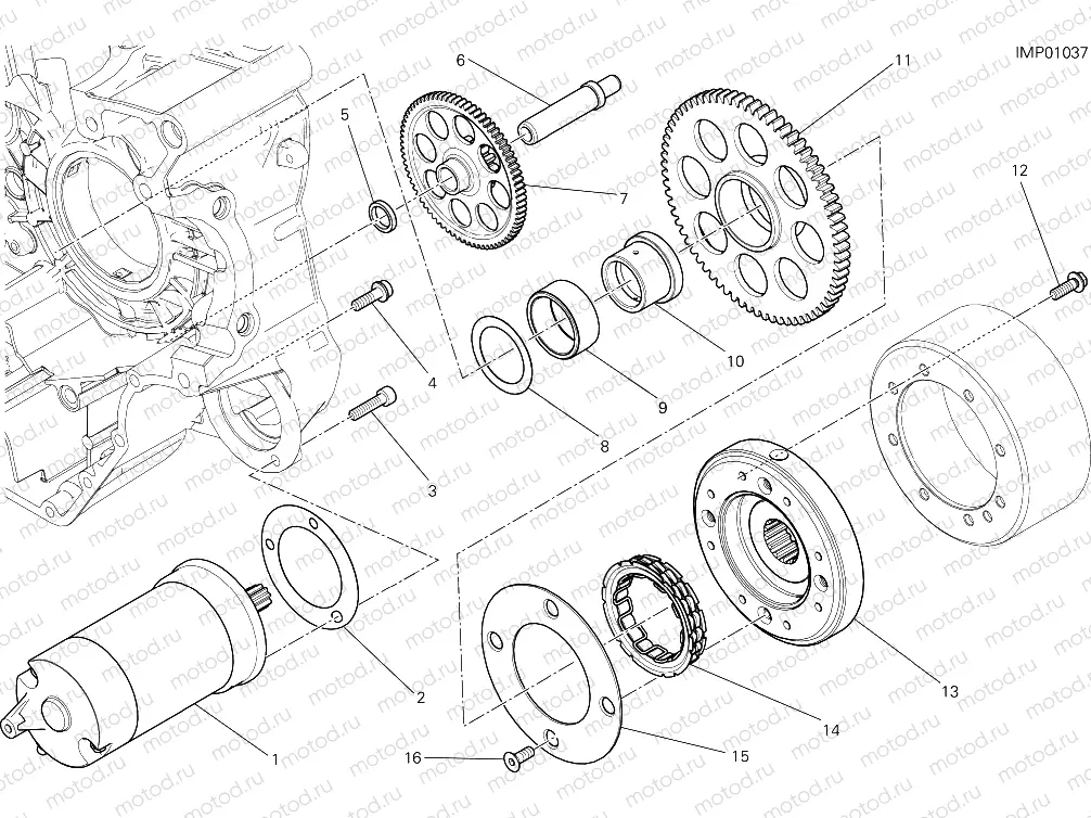 ELECTRIC STARTING AND IGNITION [MOD:SCR800CR]