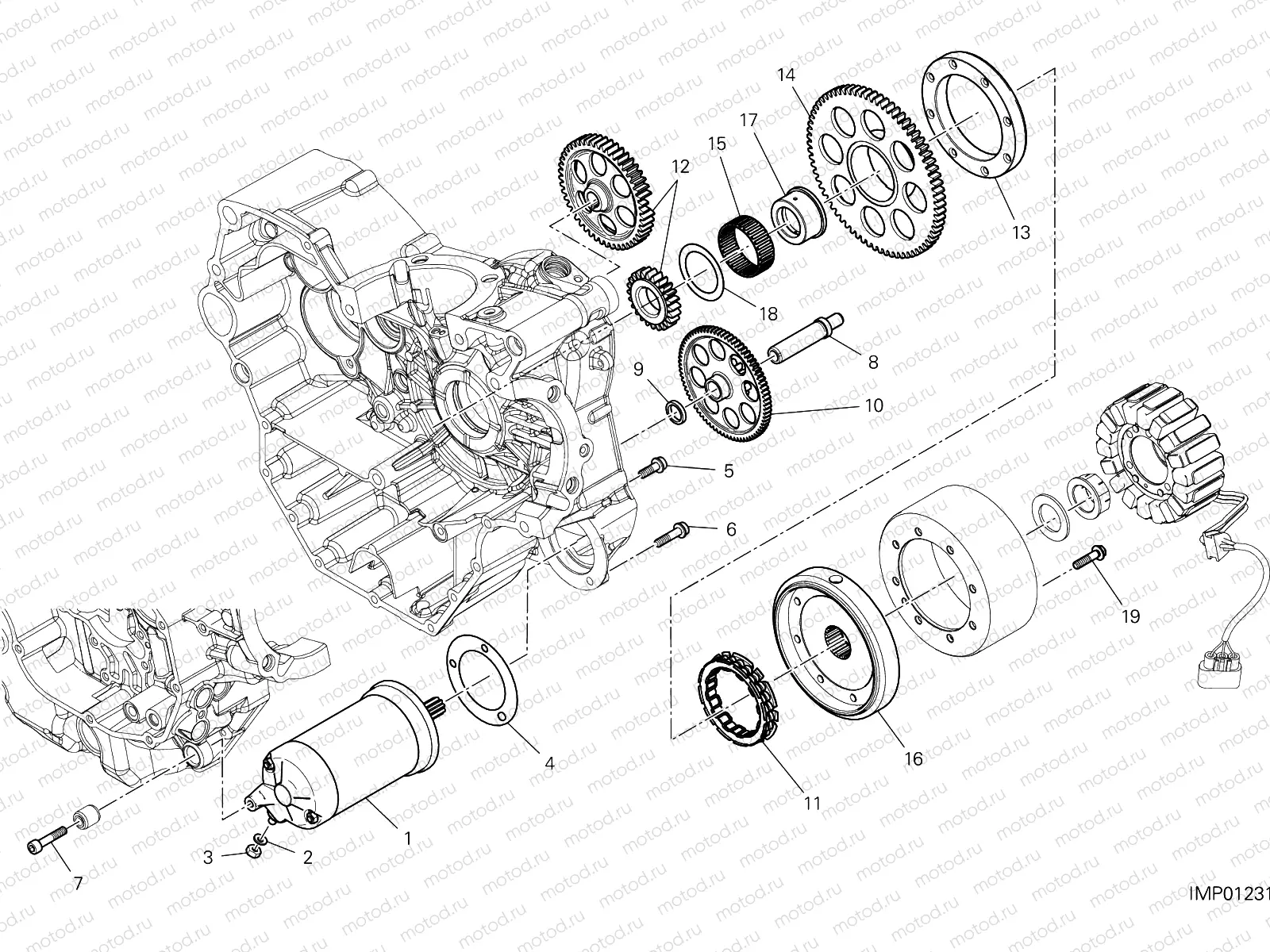 ELECTRIC STARTING AND IGNITION [MOD:SS 939 S]