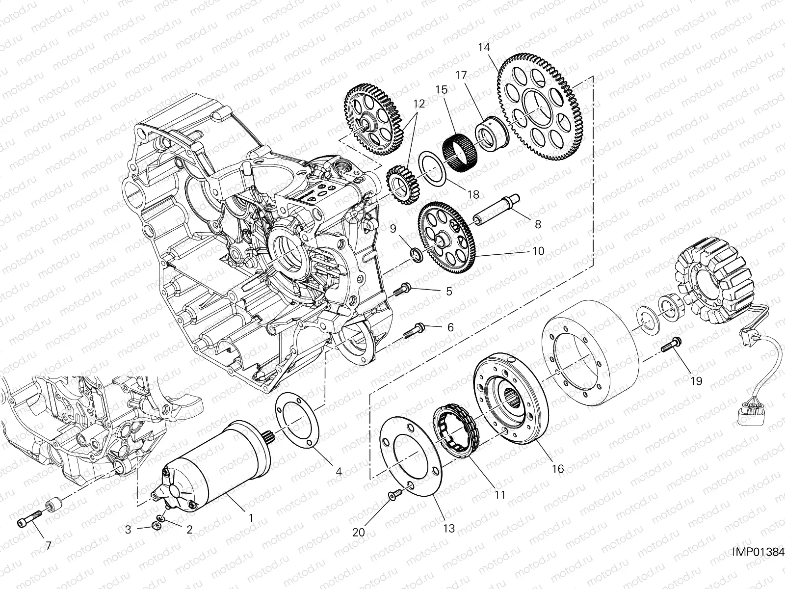 ELECTRIC STARTING AND IGNITION [MOD:SS 950]