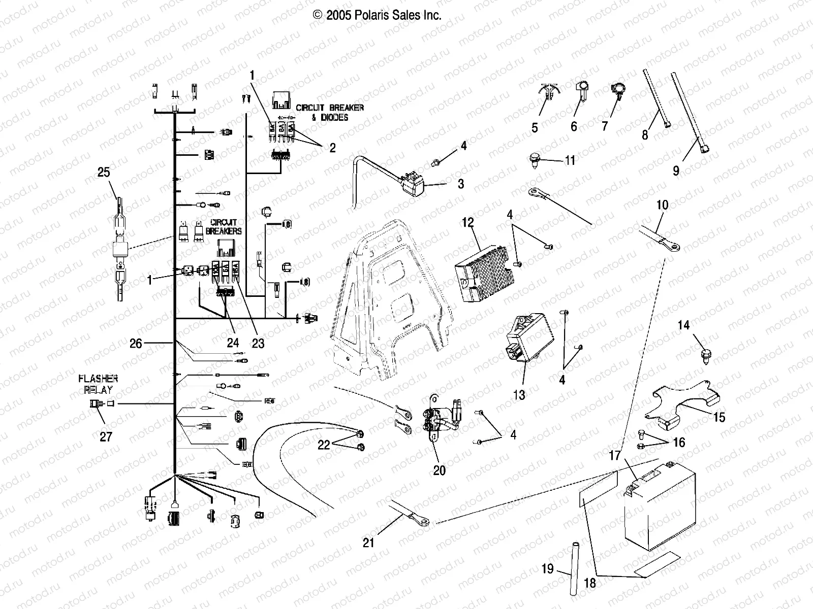 ELECTRICAL - A06LB27FA/LD27FB (4999206689920668C11) | ELECTRICAL - A06LB27FA/LD27FB (4999206689920668C11)