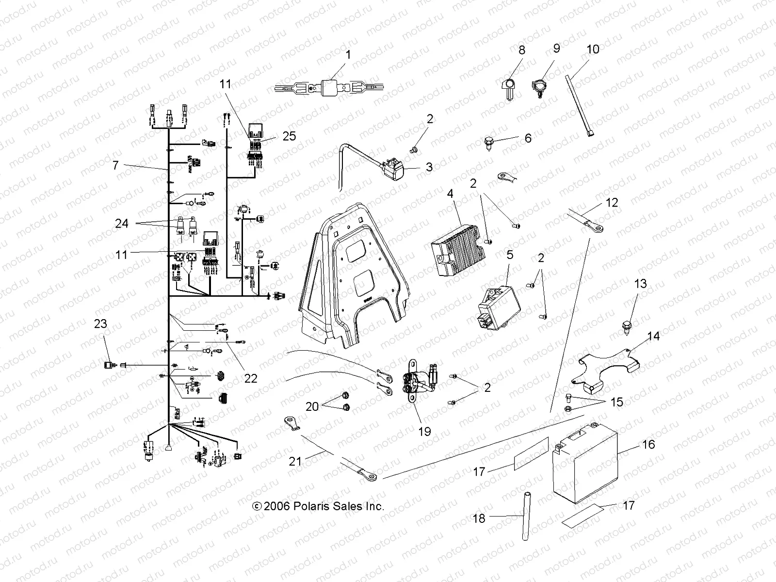 ELECTRICAL - A07LB27FA/LH27FB (49ATVELECT07HAWKI) | ELECTRICAL - A07LB27FA/LH27FB (49ATVELECT07HAWKI)