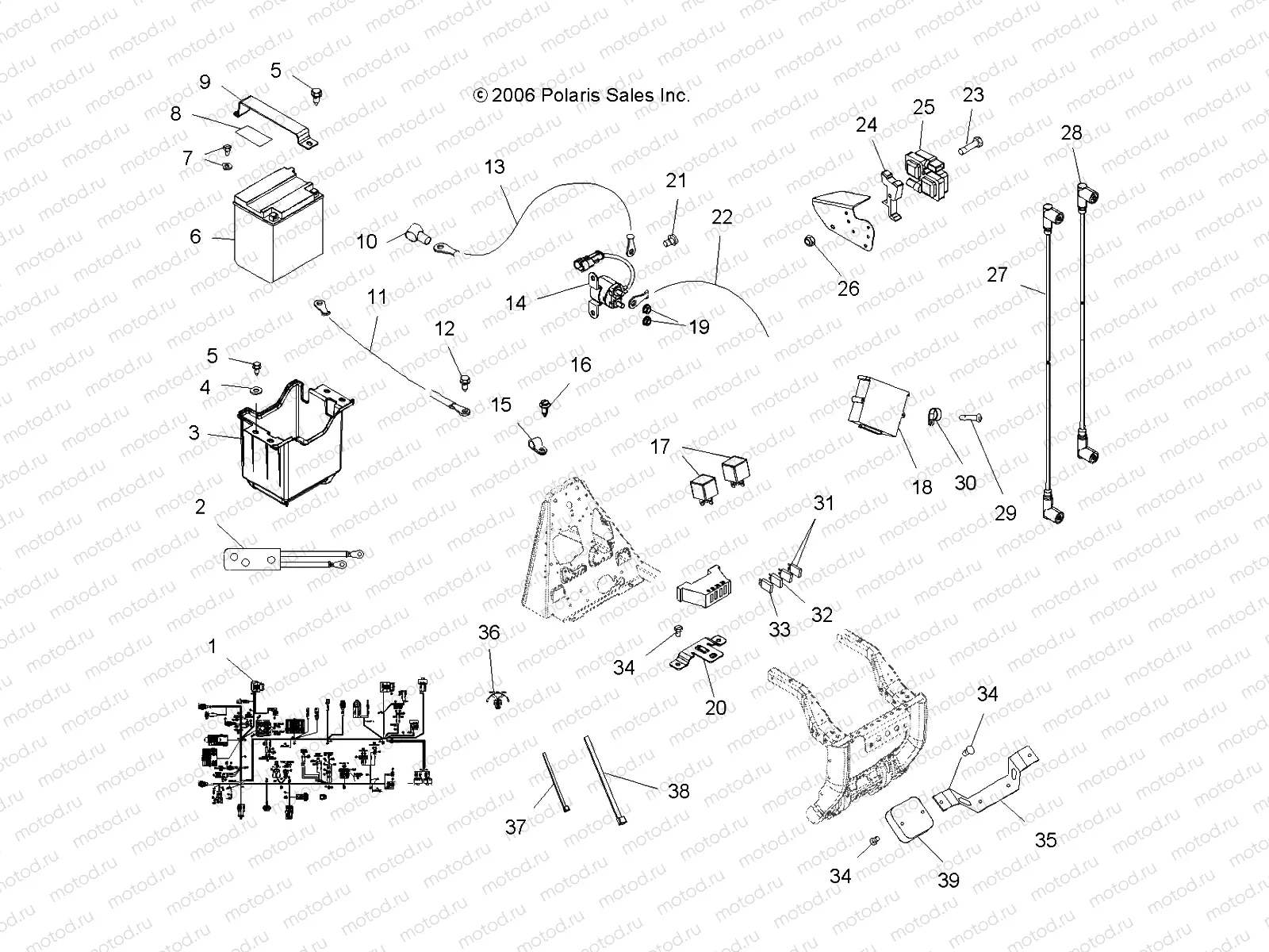 ELECTRICAL - A07MH76AL/AQ/AX/AY/AZ/A2/MN76AF/AT/AY (49ATVELECT800EFI) | ELECTRICAL - A07MH76AL/AQ/AX/AY/AZ/A2/MN76AF/AT/AY (49ATVELECT800EFI)