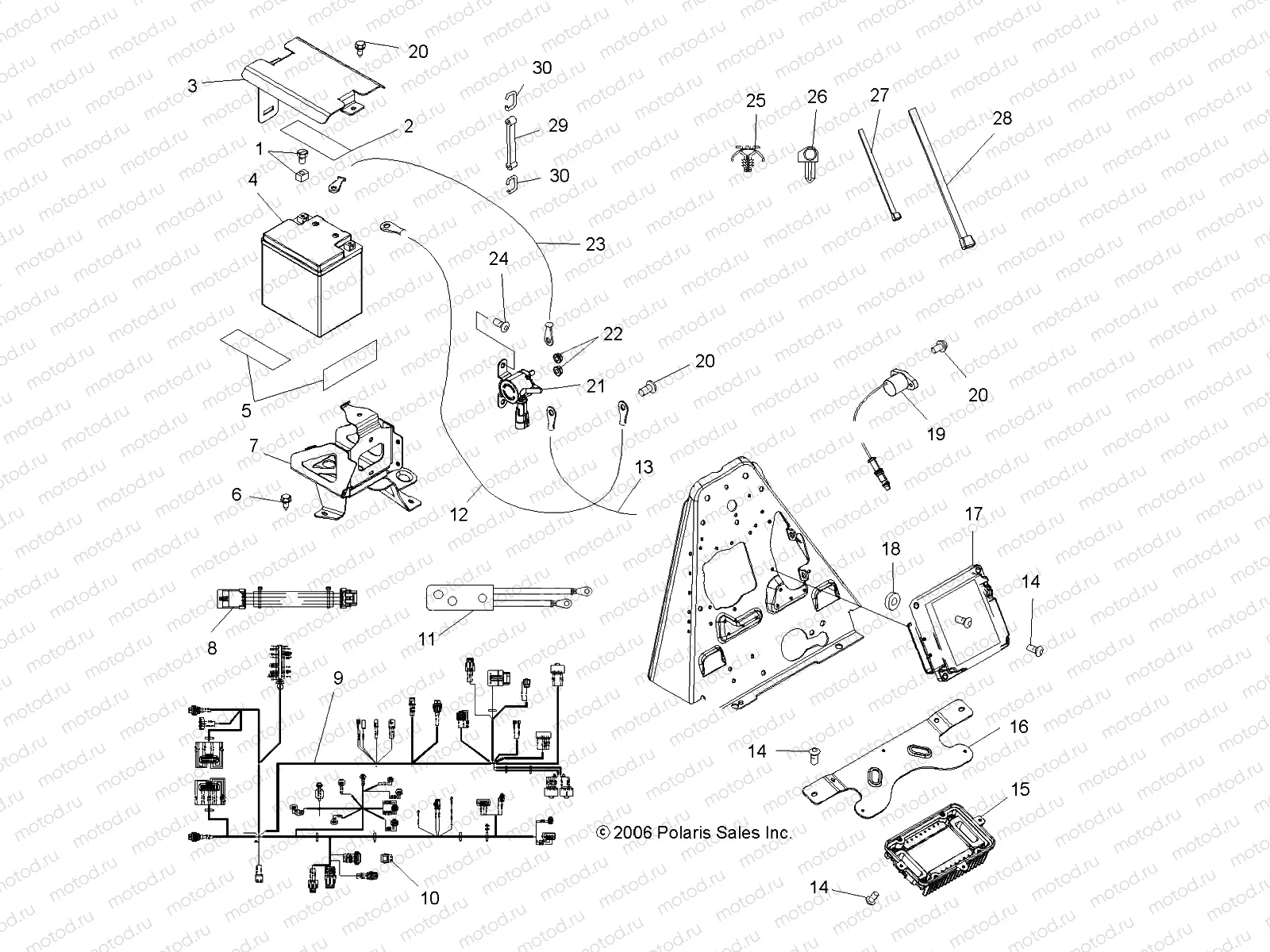 ELECTRICAL - A07TH50AL/AQ/AU/AZ/TN50AF/AS/AU (49ATVELECTX2500EFI) | ELECTRICAL - A07TH50AL/AQ/AU/AZ/TN50AF/AS/AU (49ATVELECTX2500EFI)