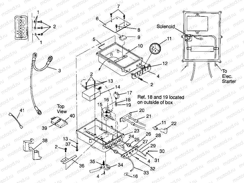 ELECTRICAL BOX HURRICANE B964466 and  Intl. HURRICANE I964466 (4935733573B010) | ELECTRICAL BOX HURRICANE B964466 and  Intl. HURRICANE I964466 (4935733573B010)