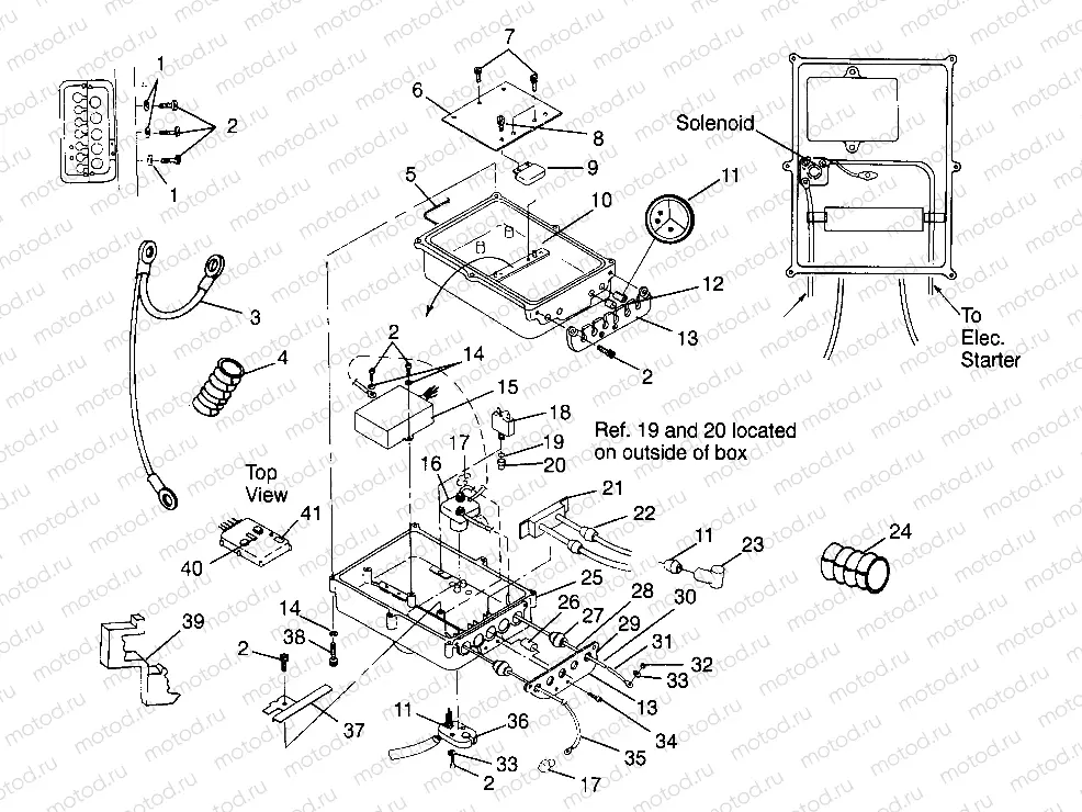 ELECTRICAL BOX HURRICANE B974473 and Intl. HURRICANE I974473 (4941044104B010) | ELECTRICAL BOX HURRICANE B974473 and Intl. HURRICANE I974473 (4941044104B010)