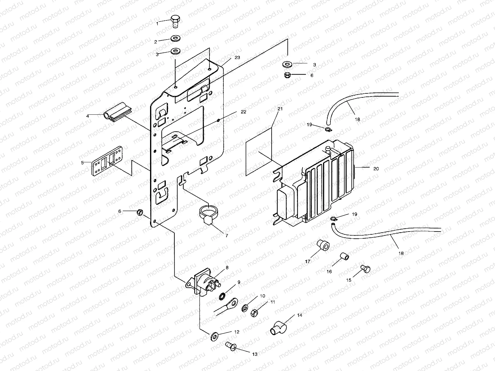 ELECTRICAL BOX MOUNTING - W035101CA/W035101IA (4981048104B08) | ELECTRICAL BOX MOUNTING - W035101CA/W035101IA (4981048104B08)