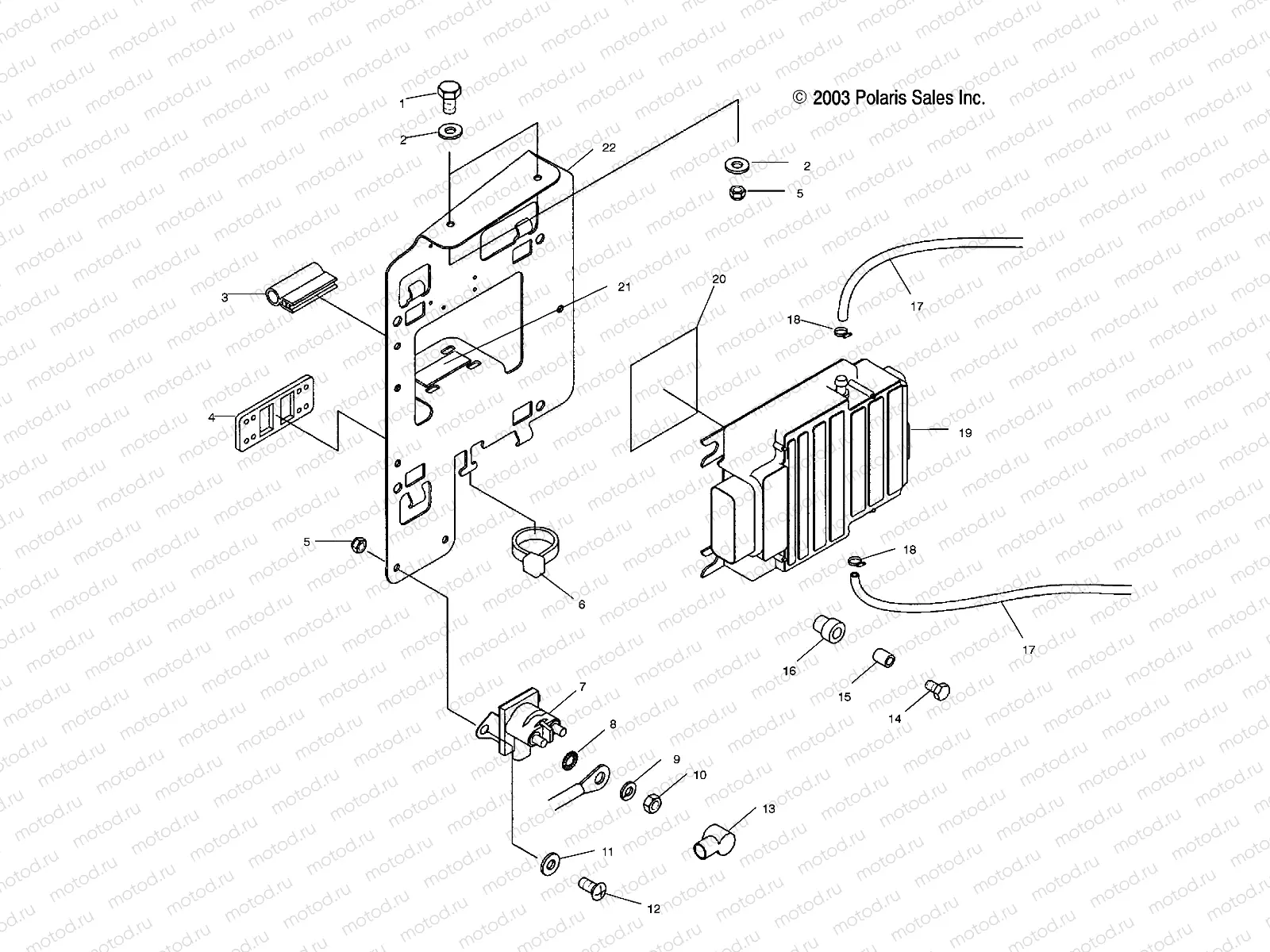 ELECTRICAL BOX MOUNTING - W045101CA/W045101IA (4990479047B08) | ELECTRICAL BOX MOUNTING - W045101CA/W045101IA (4990479047B08)