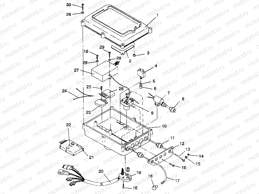 ELECTRICAL BOX SL 650 / B934058 (4924732473020A) | ELECTRICAL BOX SL 650 / B934058 (4924732473020A)