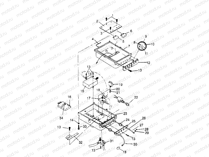 ELECTRICAL BOX SL 650 B954058 (4930483048B010) | ELECTRICAL BOX SL 650 B954058 (4930483048B010)