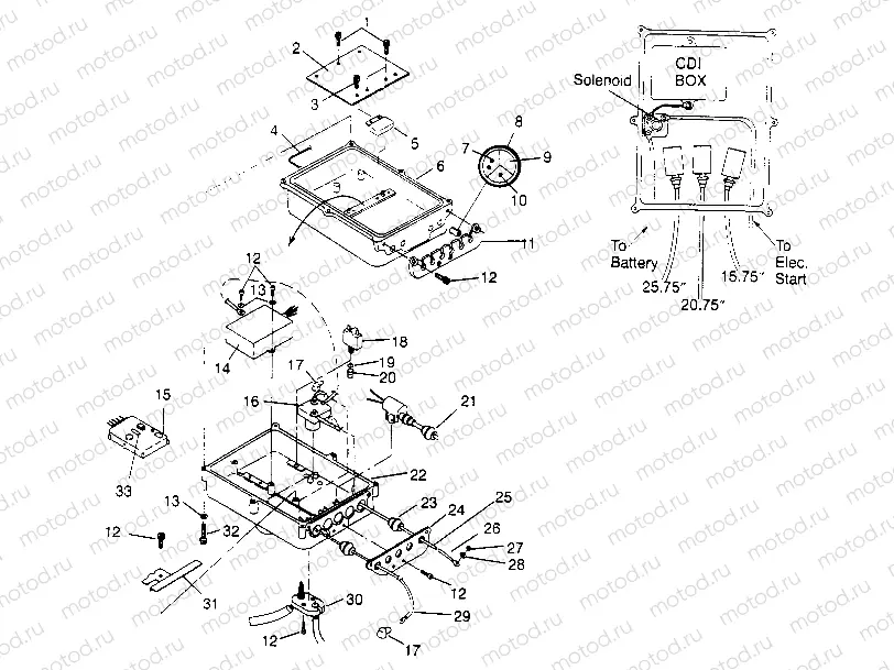ELECTRICAL BOX SL 650 STD B954358 (4932923292B010) | ELECTRICAL BOX SL 650 STD B954358 (4932923292B010)