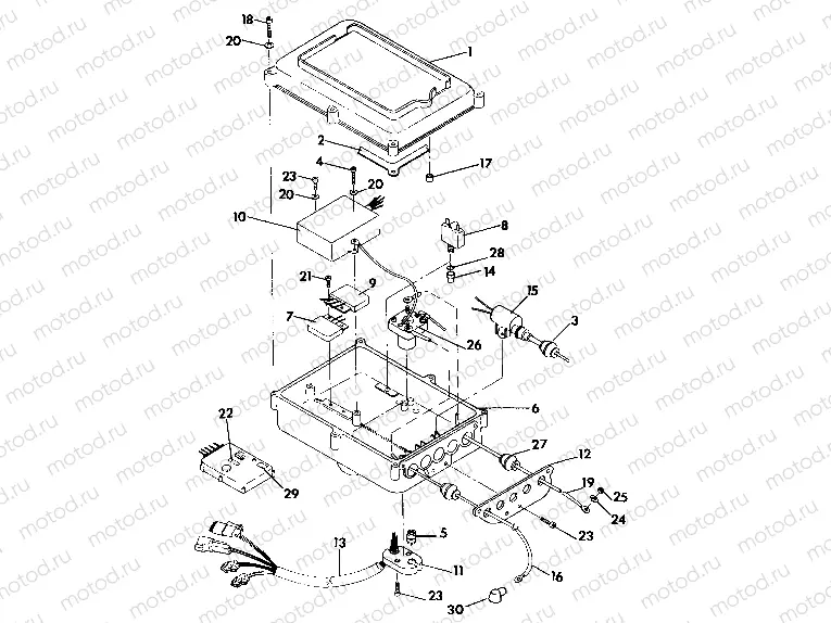 ELECTRICAL BOX SL 650/B924058 (4922922292021A) | ELECTRICAL BOX SL 650/B924058 (4922922292021A)