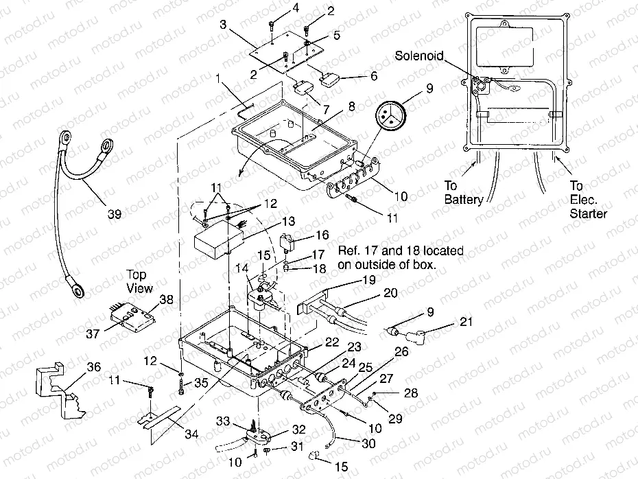 ELECTRICAL BOX SL 700 B964066 and Intl. SL 700 I964066 (4935633563B012) | ELECTRICAL BOX SL 700 B964066 and Intl. SL 700 I964066 (4935633563B012)