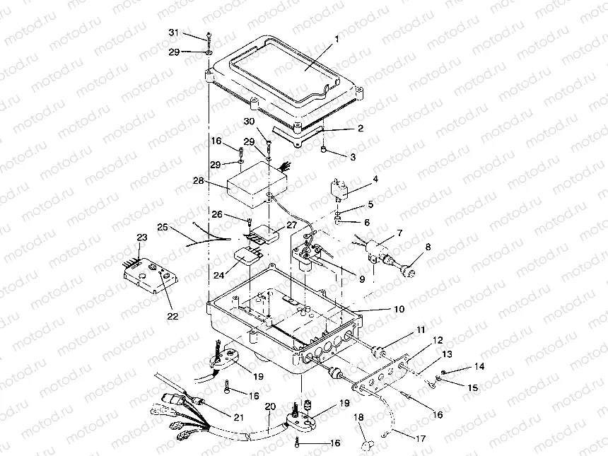 ELECTRICAL BOX SL 750 / B934070 (4924752475021A) | ELECTRICAL BOX SL 750 / B934070 (4924752475021A)