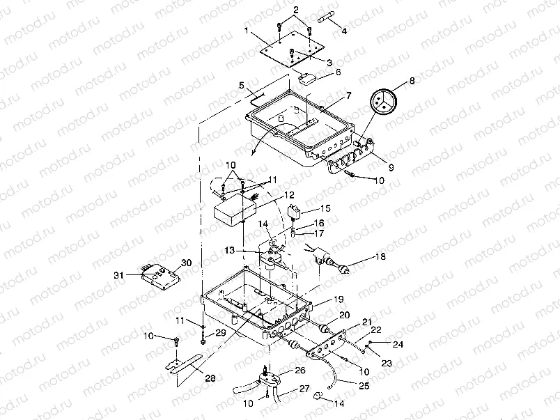 ELECTRICAL BOX SL 750 B944070 (4927012701021A) | ELECTRICAL BOX SL 750 B944070 (4927012701021A)