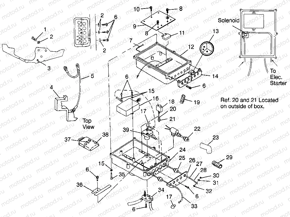 ELECTRICAL BOX SLTX B974590 and INTL. SLTX I974590 (4941214121B009) | ELECTRICAL BOX SLTX B974590 and INTL. SLTX I974590 (4941214121B009)