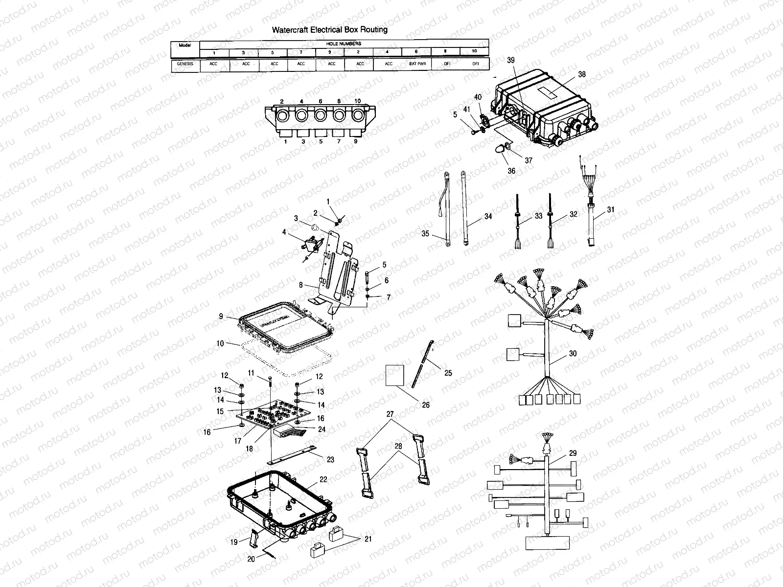 ELECTRICAL BOX - W005098D (4955785578B013) | ELECTRICAL BOX - W005098D (4955785578B013)