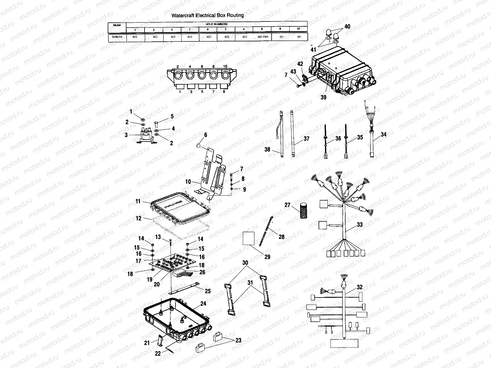 ELECTRICAL BOX - W015098D (4964876487B011) | ELECTRICAL BOX - W015098D (4964876487B011)