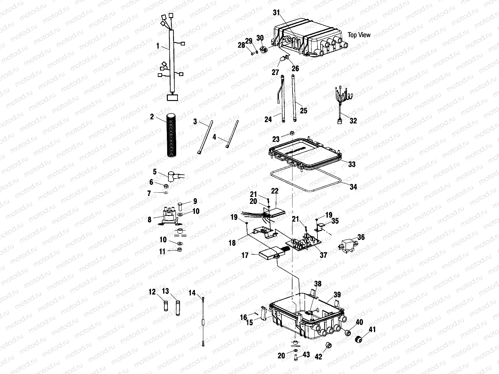 ELECTRICAL BOX - W025197D/W025197I (4971297129B13) | ELECTRICAL BOX - W025197D/W025197I (4971297129B13)