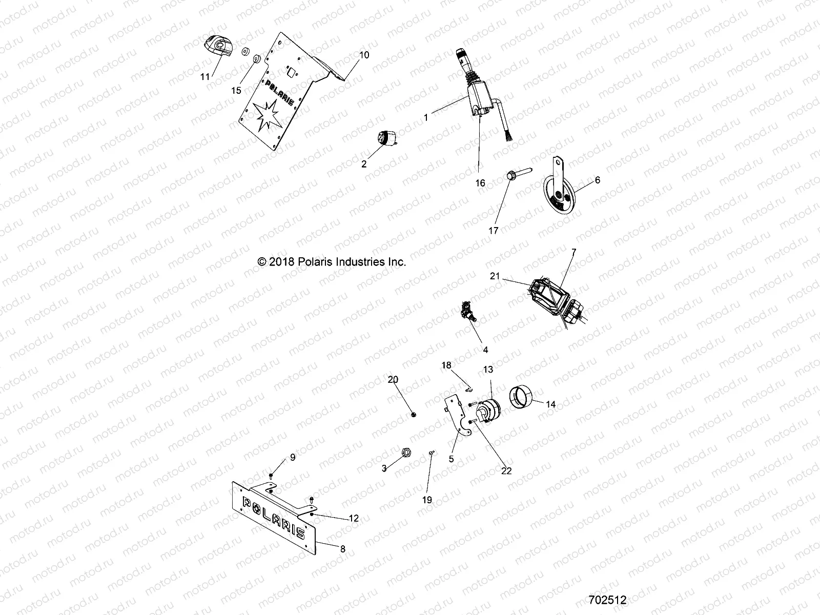 ELECTRICAL COMPONENTS | ELECTRICAL COMPONENTS, AND LICENSE PLATE - R20RRE99F1/F9/FK/S99C1/C9/CK/S99F1/F9/FK/P99CF/FF (702512)