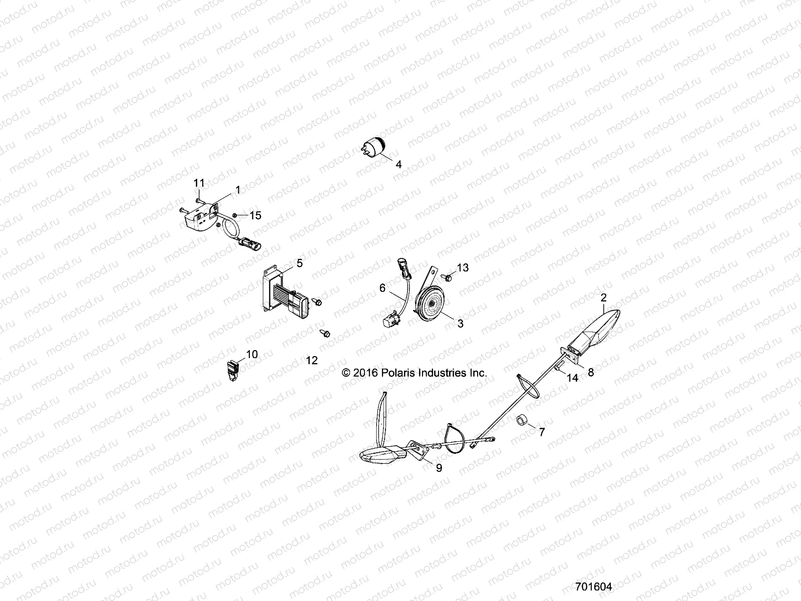 ELECTRICAL | ELECTRICAL, ACCESSORY COMPONENTS - Z17VDE99FM/S99FM/CM/E87F2 (701604)
