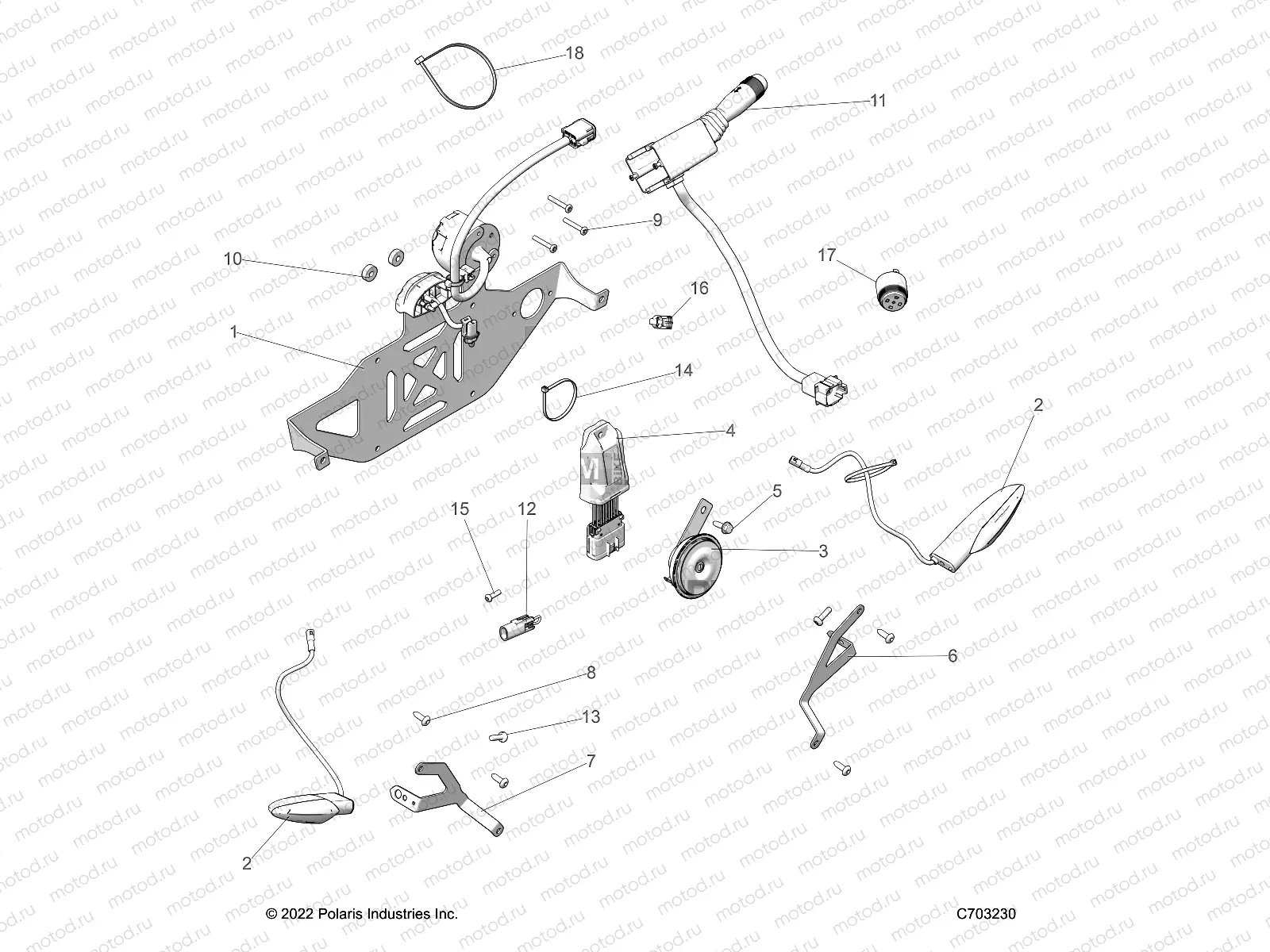 ELECTRICAL | ELECTRICAL, ACCESSORY COMPONENTS - Z23NAE99FR/SCR/FR (C703230)