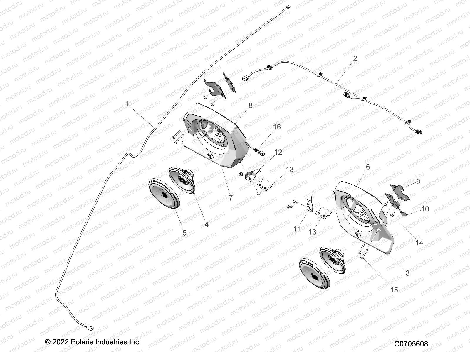 ELECTRICAL | ELECTRICAL, AUDIO, REAR SPEAKER - G23GMK99A/99B (C0705608)