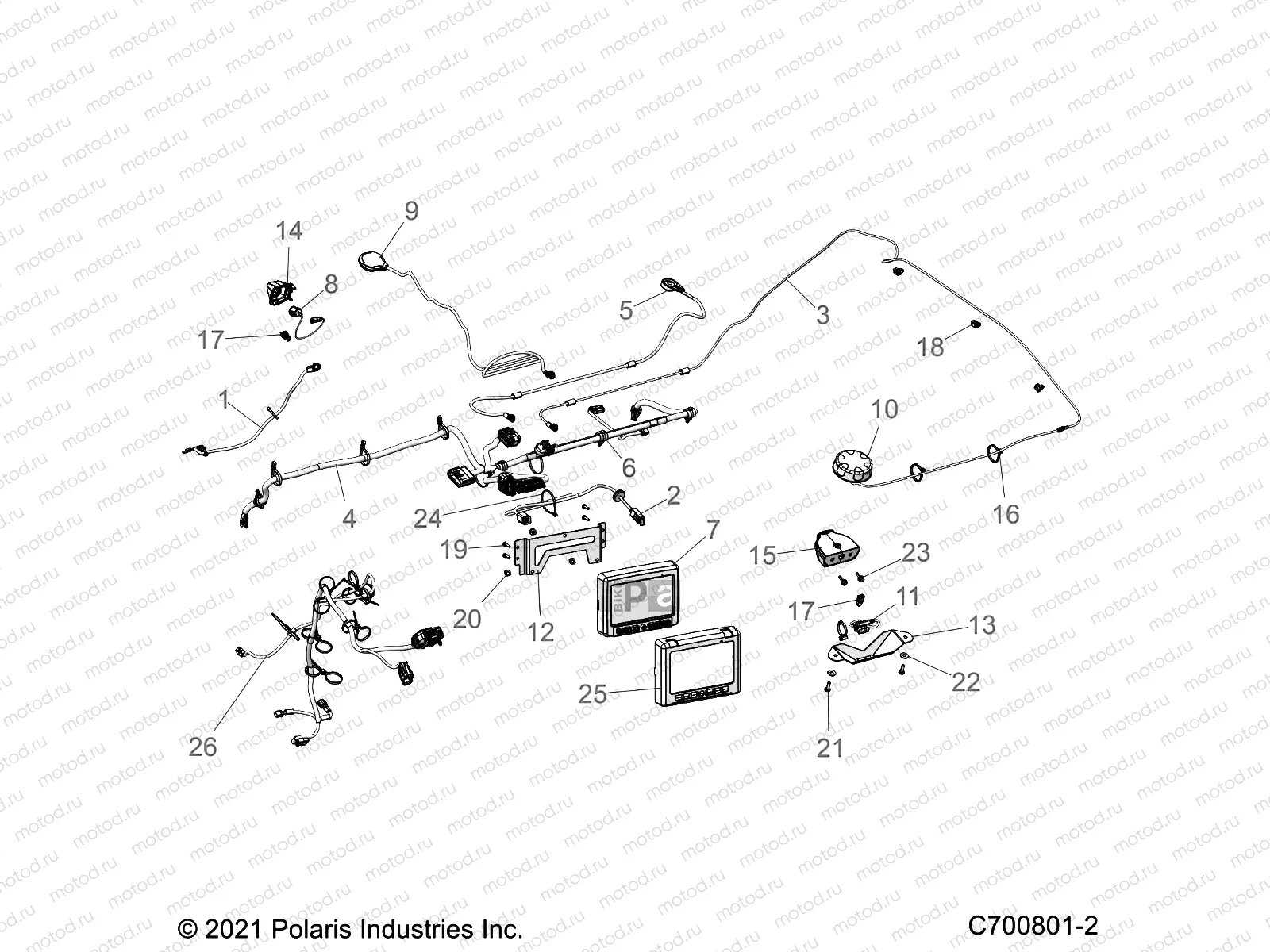 ELECTRICAL | ELECTRICAL, AUDIO, RIDE COMMAND - G22GMH99AL/BL (C700801-2)