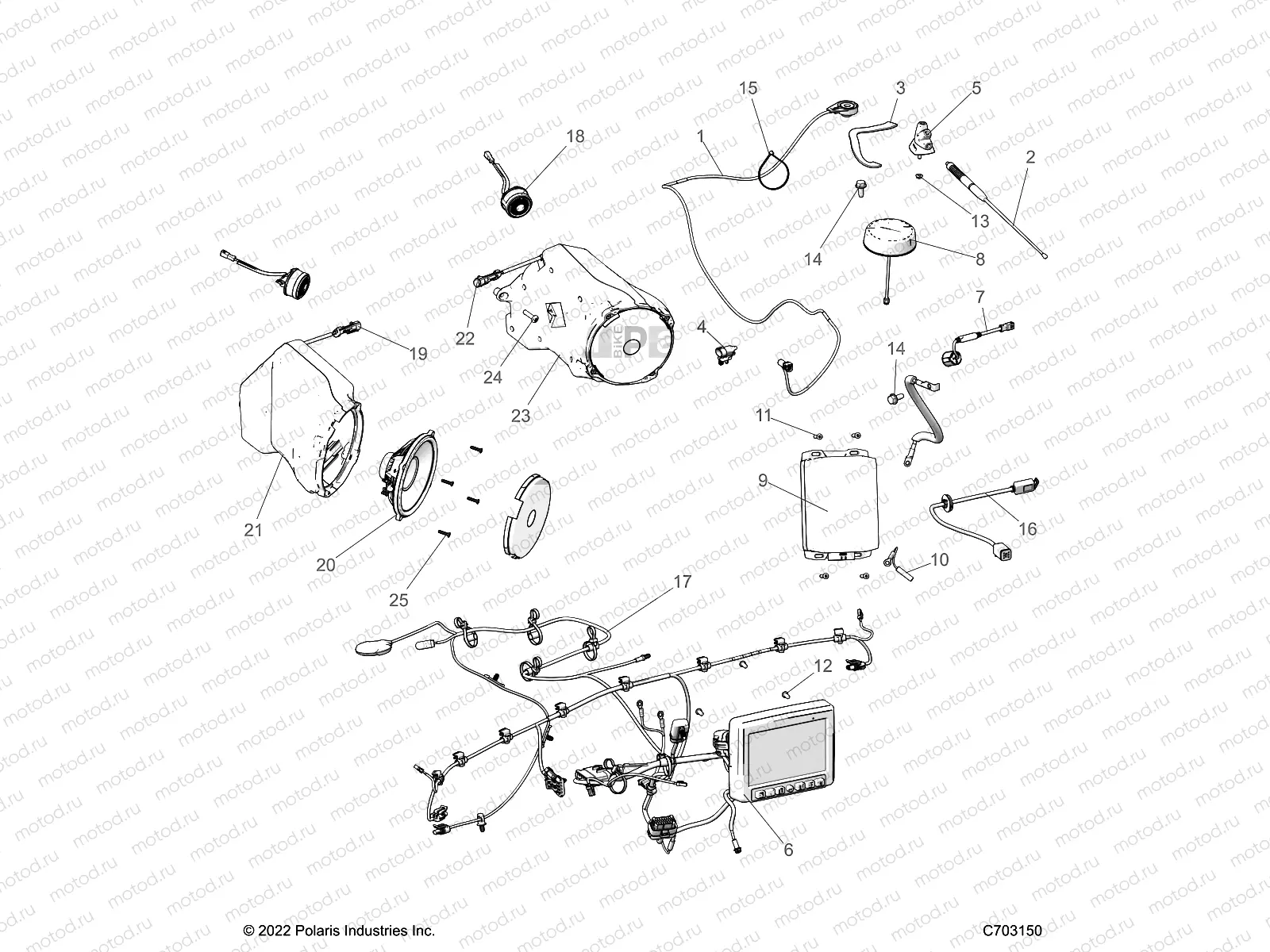 ELECTRICAL | ELECTRICAL, AUDIO, RIDE COMMAND - Z22MAC92AS/BS (C703150)