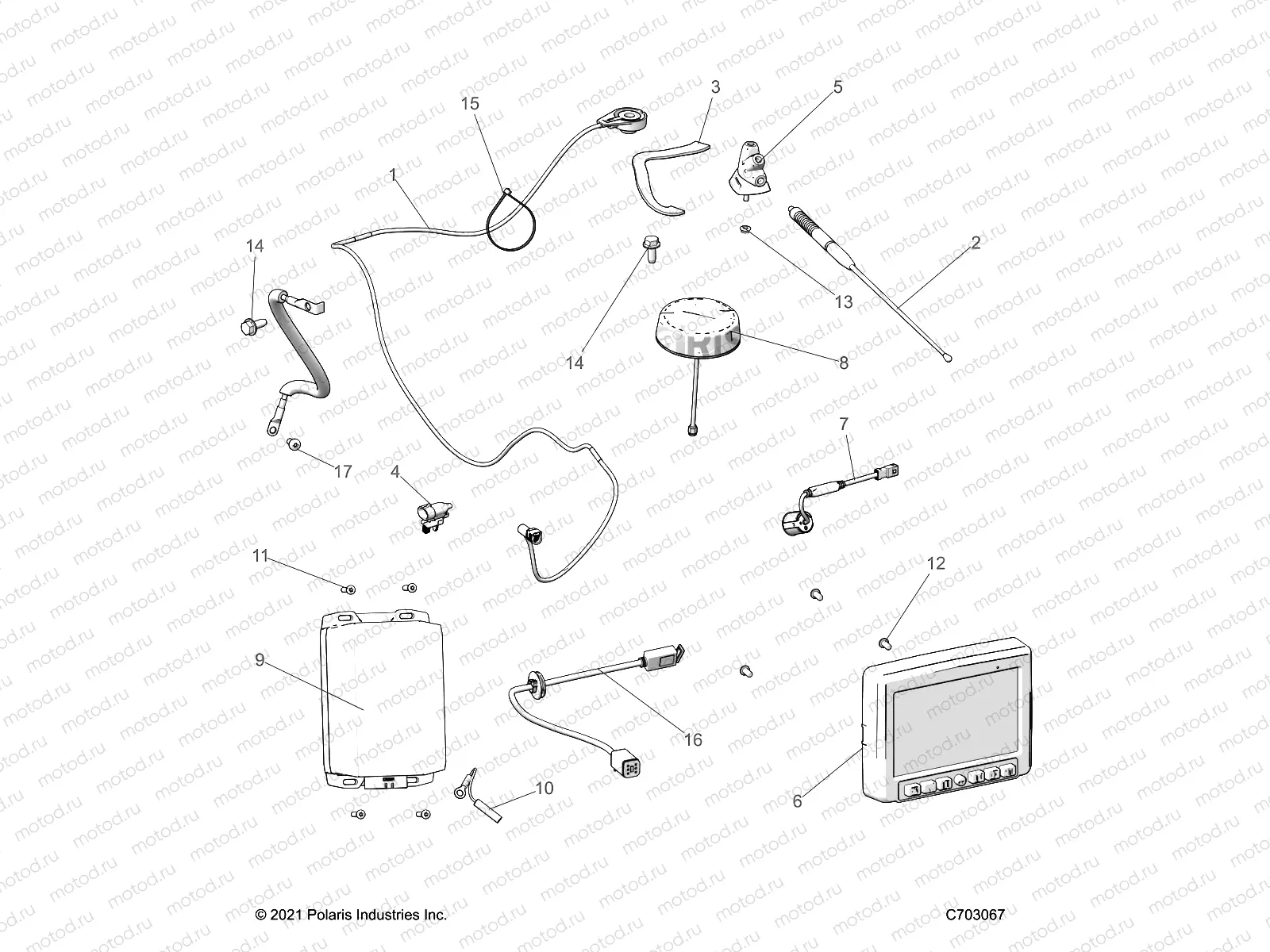ELECTRICAL | ELECTRICAL, AUDIO, RIDE COMMAND - Z22RML2KAL/AP/BK/BL/BP/BT (C703067)