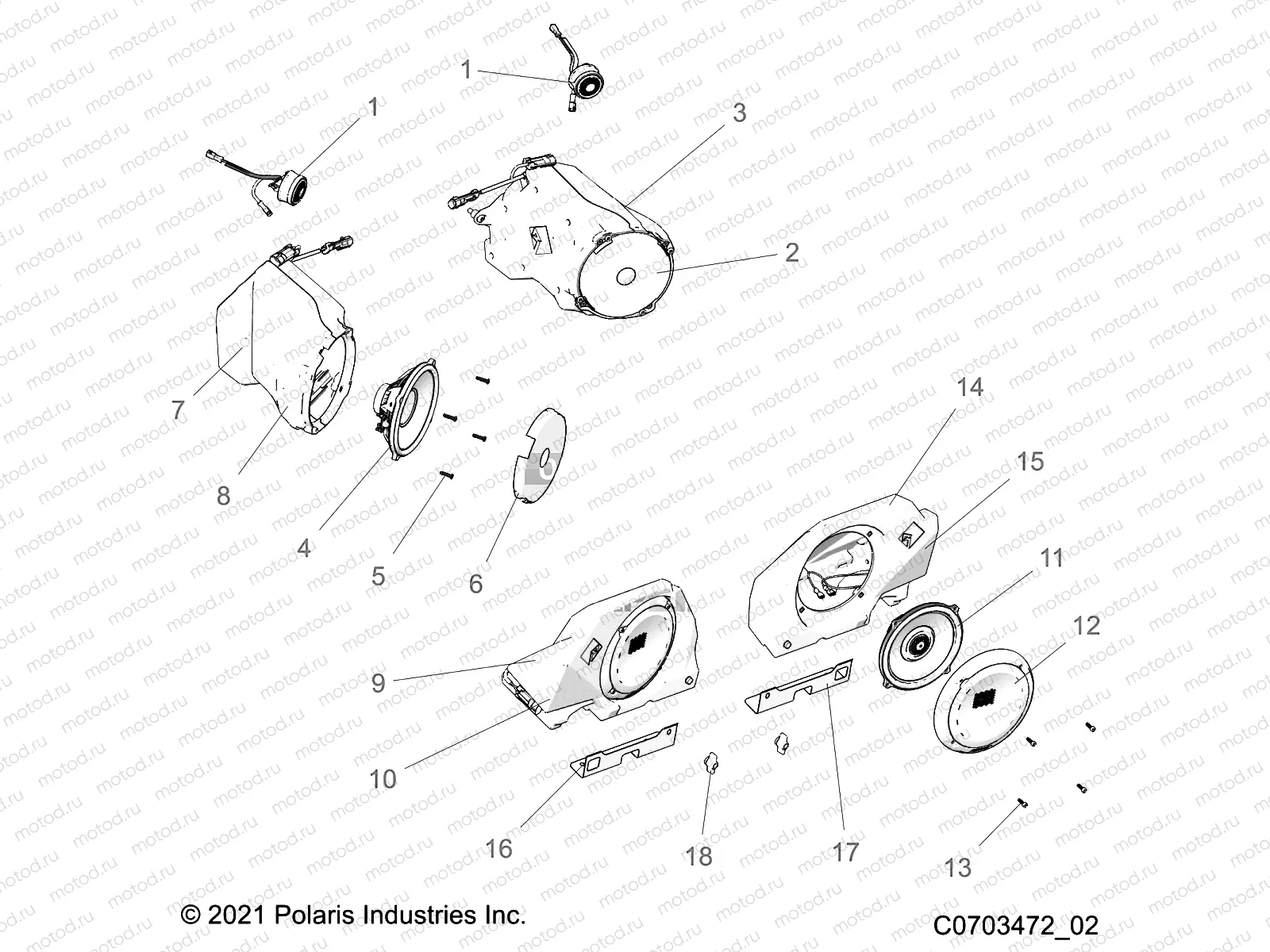 ELECTRICAL | ELECTRICAL, AUDIO, SPEAKERS -  Z22RML2KAL/AP/BK/BL/BP/BT  (C0703472_02)