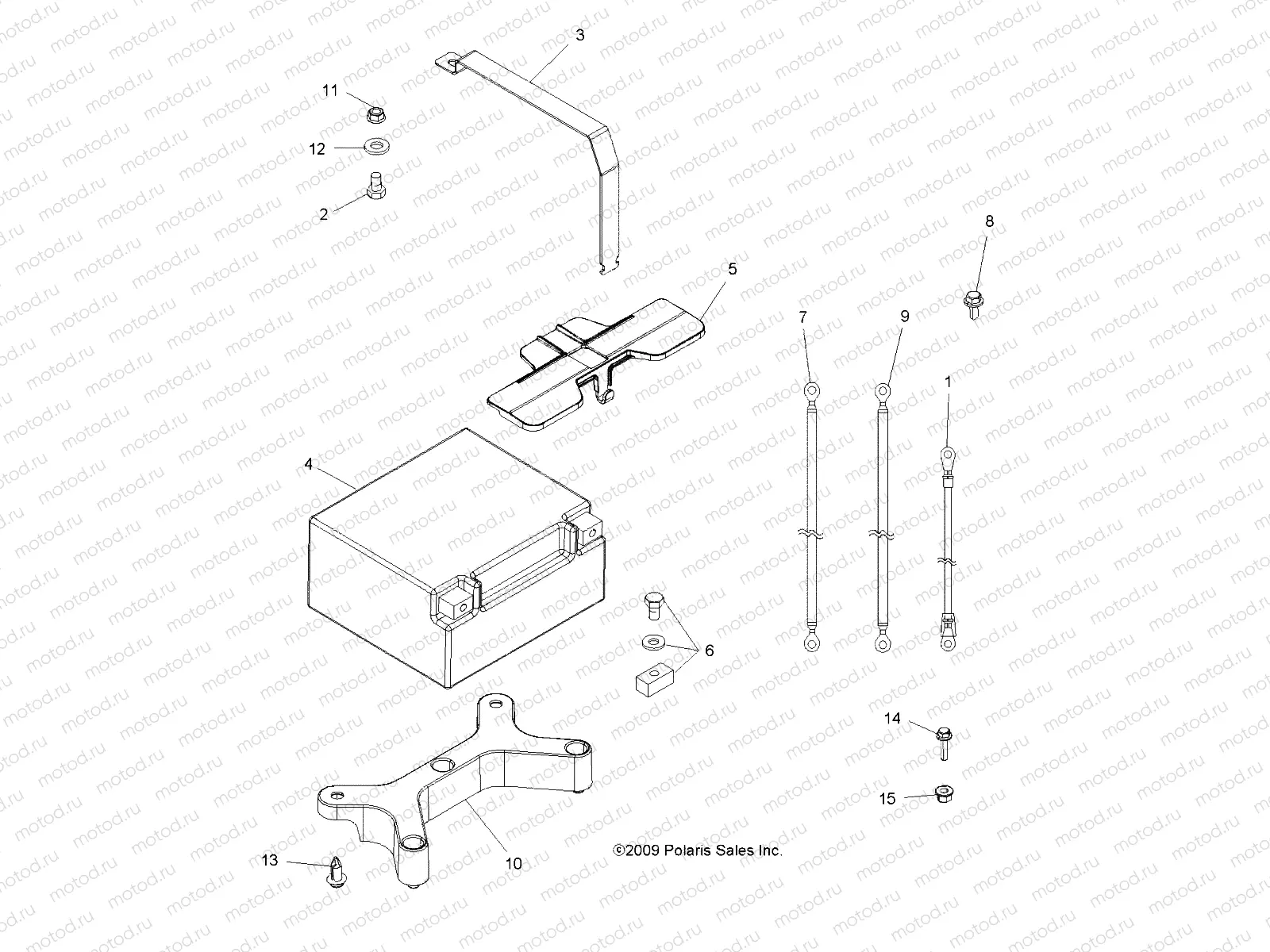 ELECTRICAL | ELECTRICAL, BATTERY - A10ZX85AK/AL/AS/AT/AX (49ATVBATTERY10SPXP850)