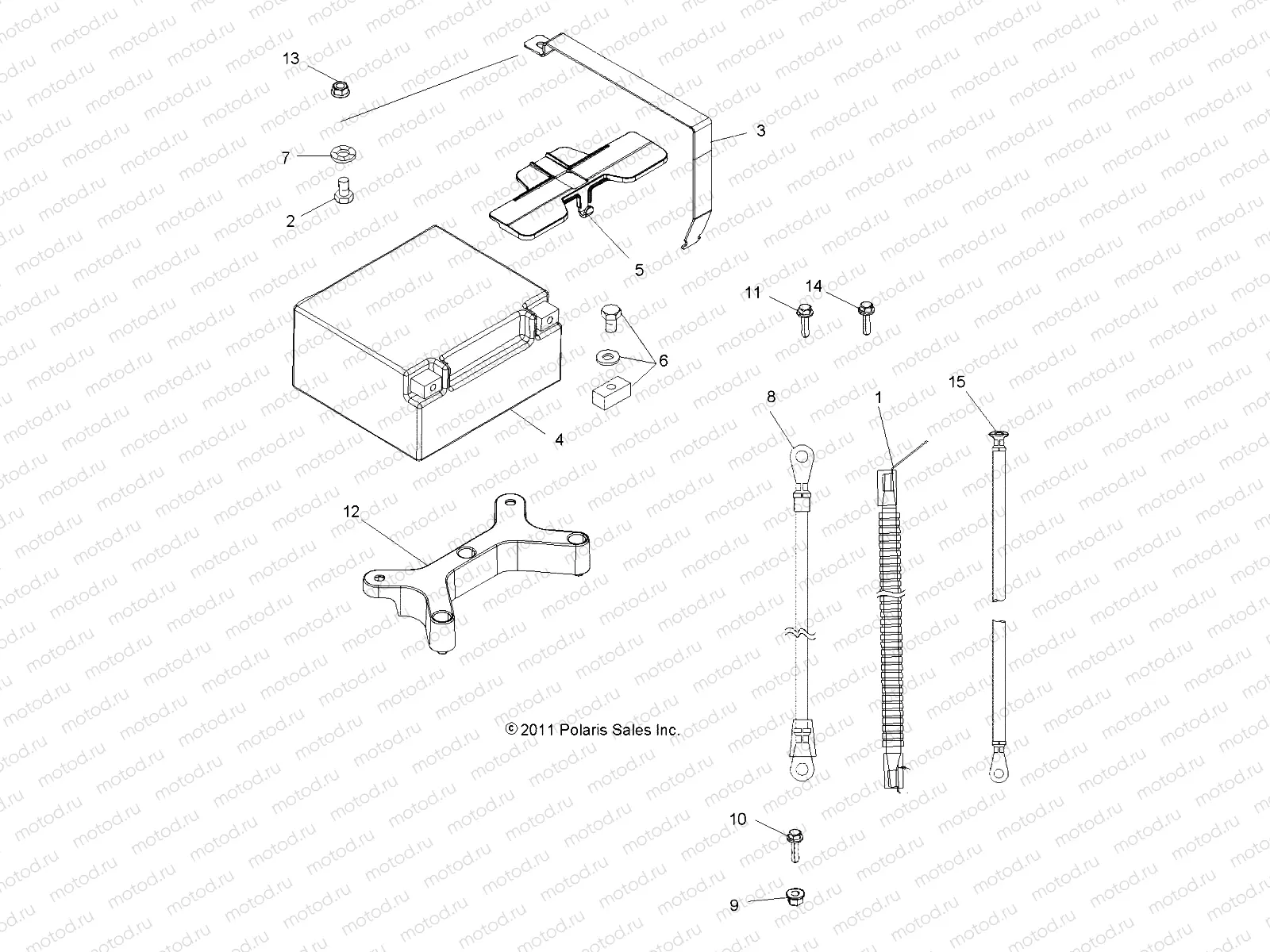ELECTRICAL | ELECTRICAL, BATTERY - A12ZN8EFK/EFO (49ATVBATTERY12SPXP850)