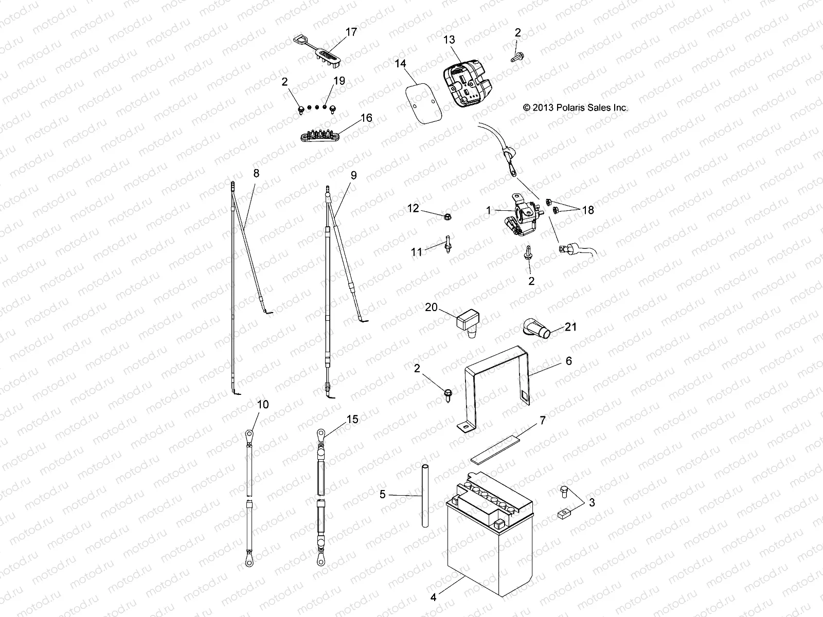 ELECTRICAL | ELECTRICAL, BATTERY - A14BH33FJ (49ATVBATTERY14325)