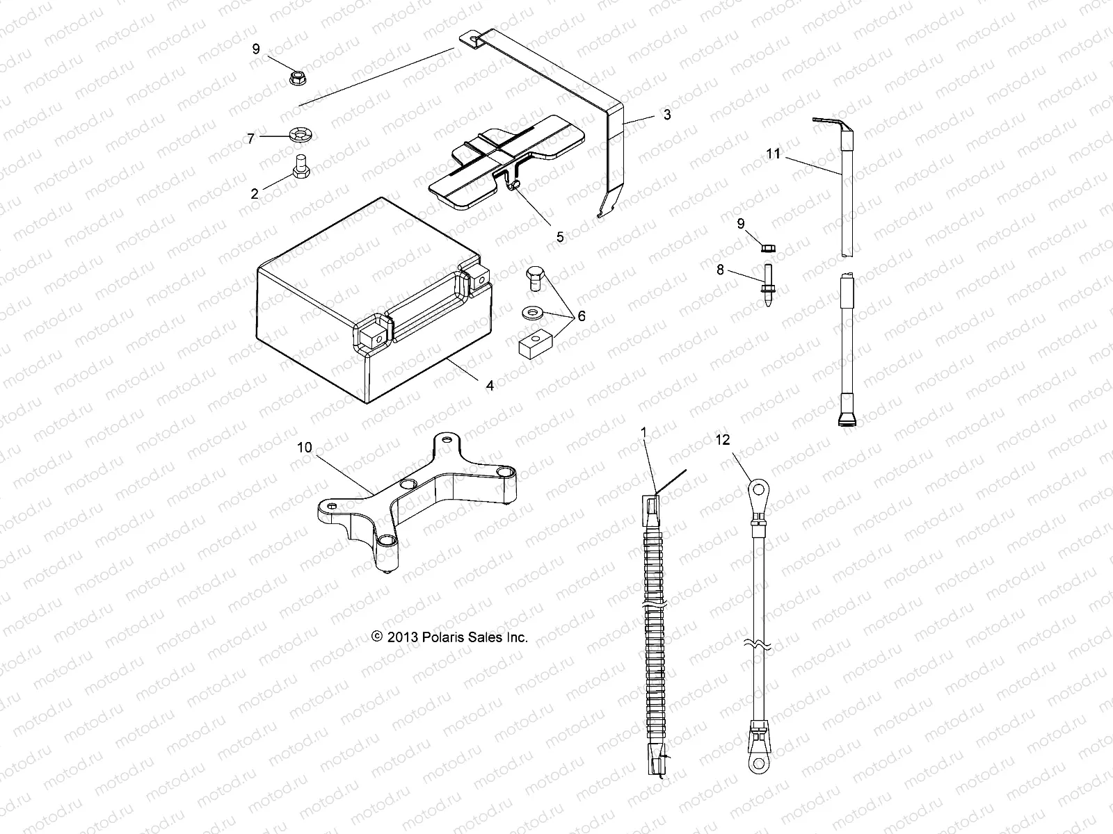 ELECTRICAL | ELECTRICAL, BATTERY - A14GH9EFW (49ATVBATTERY14SCRAM)