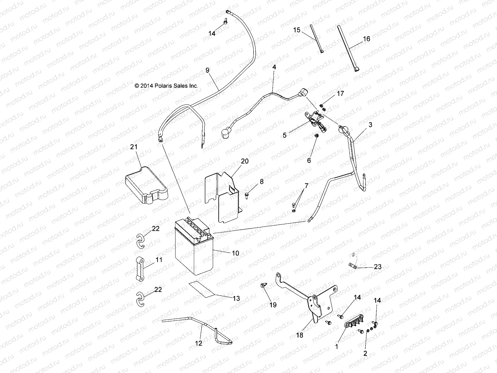ELECTRICAL | ELECTRICAL, BATTERY - A15SDA57FH (49ATVBATTERY15TRGEU)