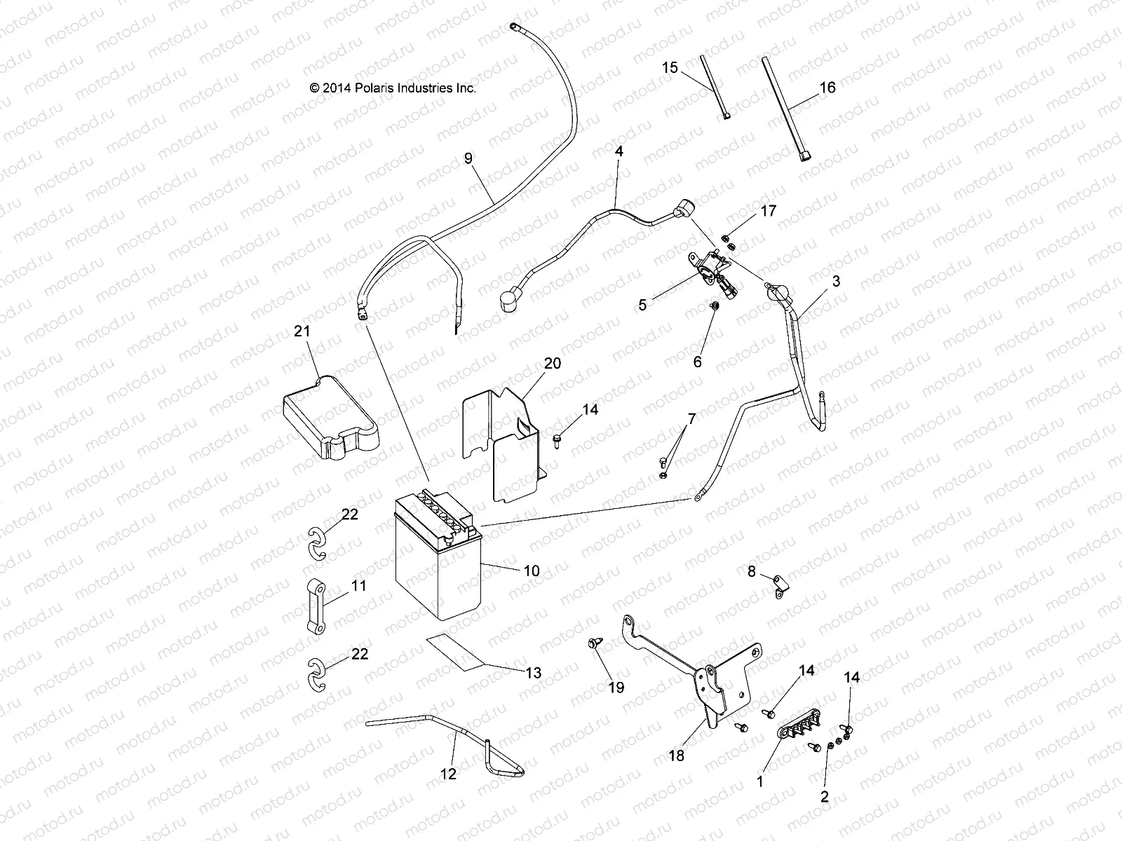 ELECTRICAL | ELECTRICAL, BATTERY - A16SDA57A1/L2/E57A2