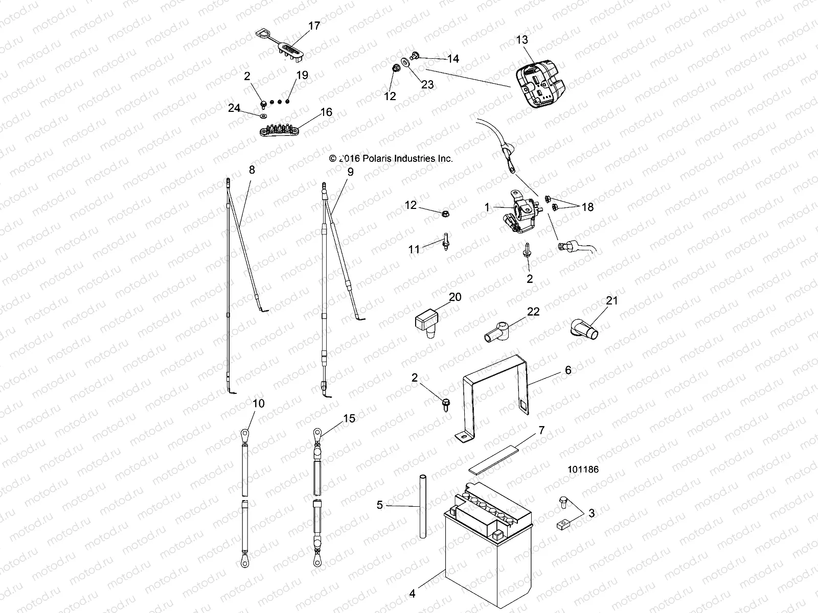 ELECTRICAL | ELECTRICAL, BATTERY - A17DAA57A5 (101186)