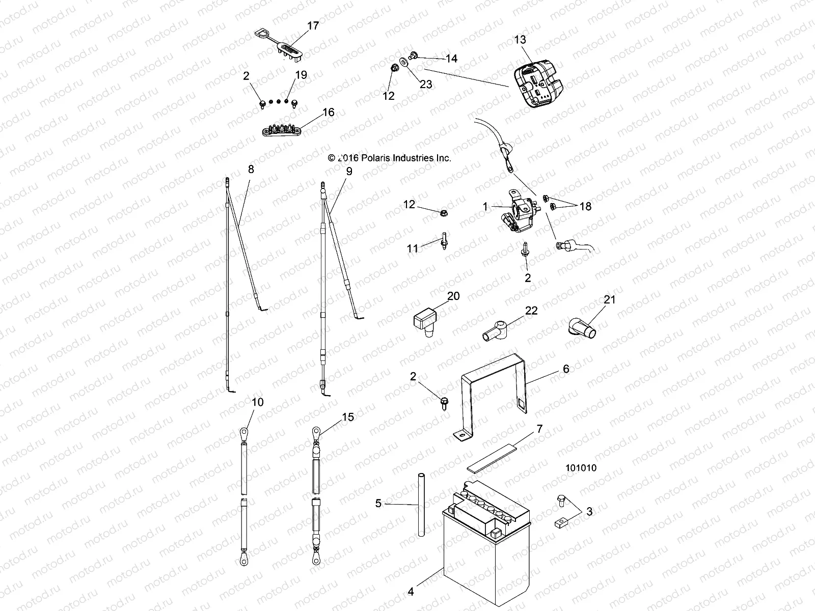 ELECTRICAL | ELECTRICAL, BATTERY - A17DAA57F5 (101010)