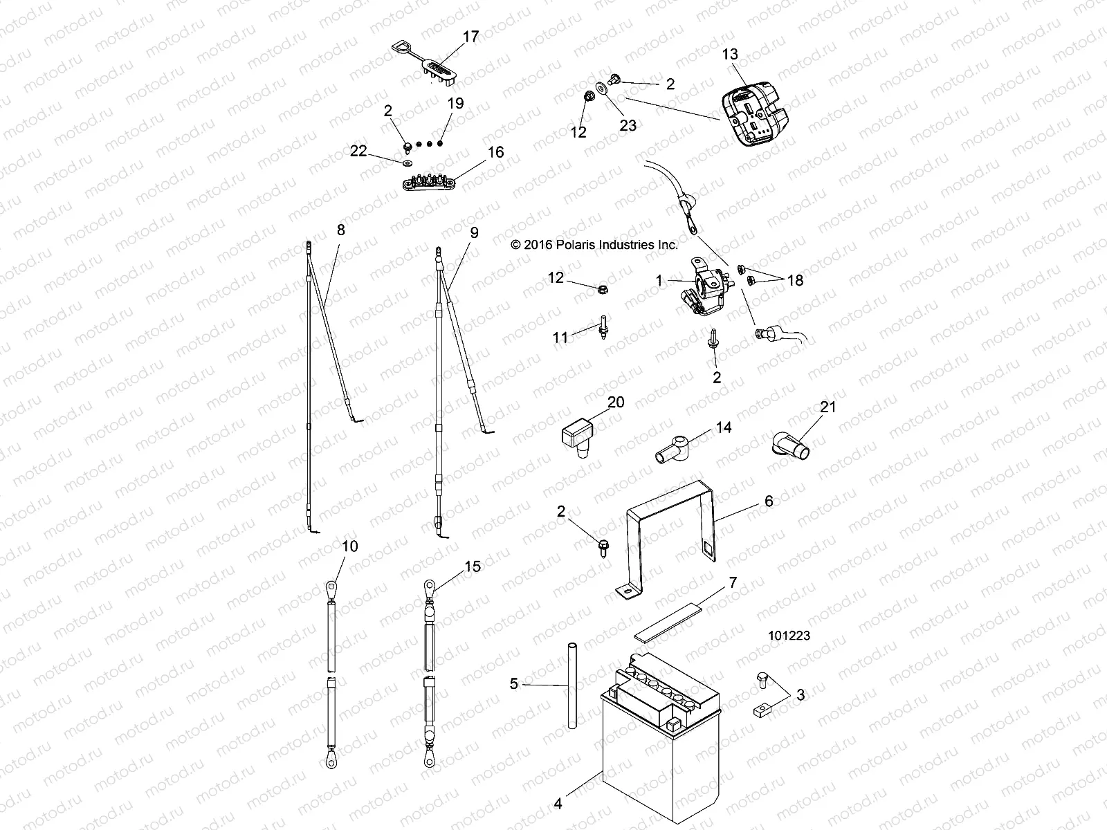 ELECTRICAL | ELECTRICAL, BATTERY - A17DAH57A5 (101223)