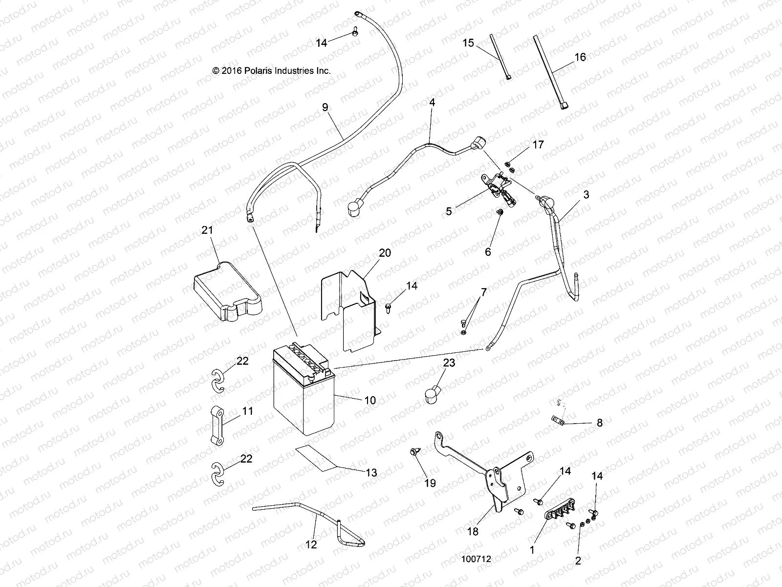 ELECTRICAL | ELECTRICAL, BATTERY - A17SES57C1/C2/C7/CL/E1/E2/E7/EL/SET57C1/C2/E1/E2